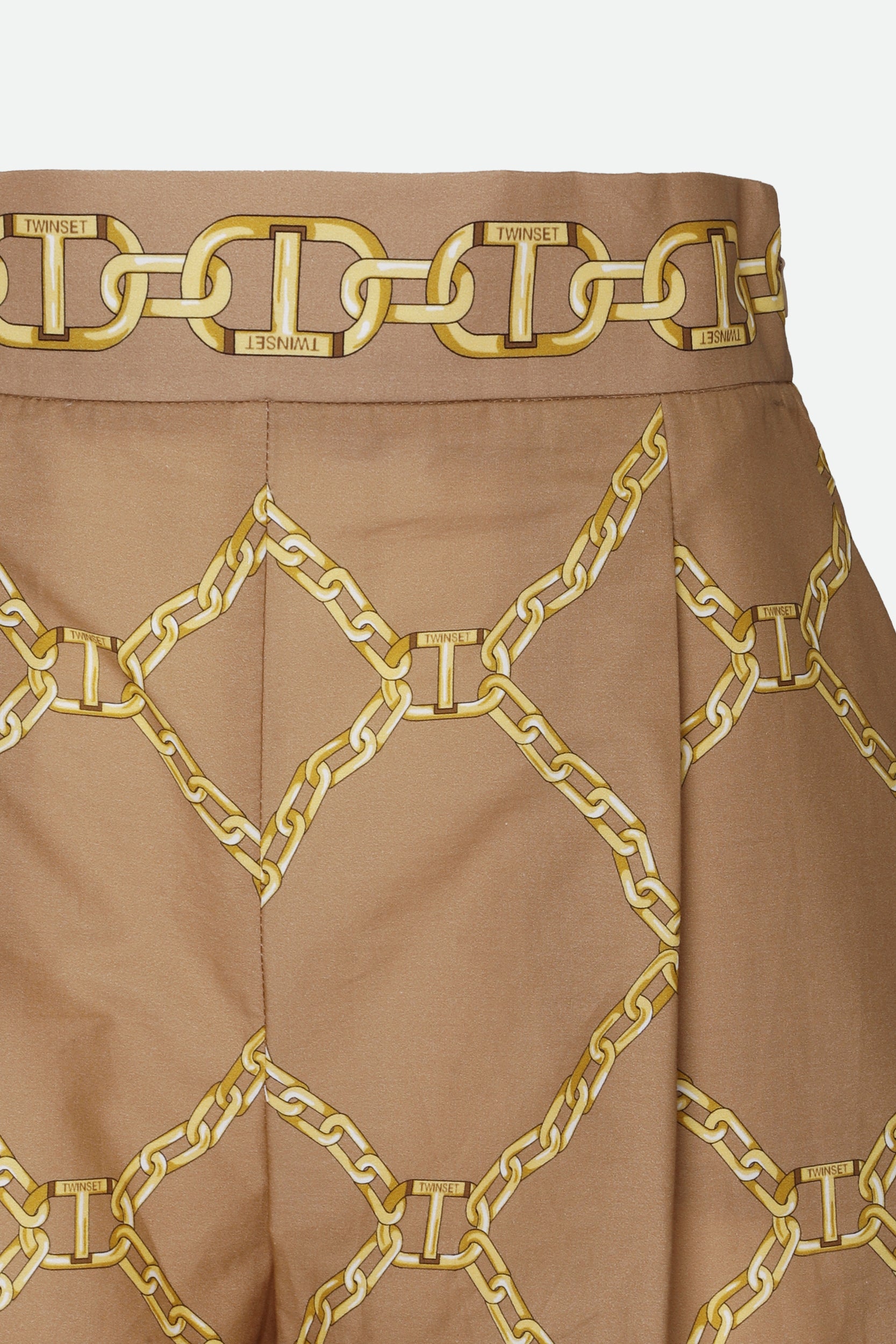 Twinset Logoshorts Braun