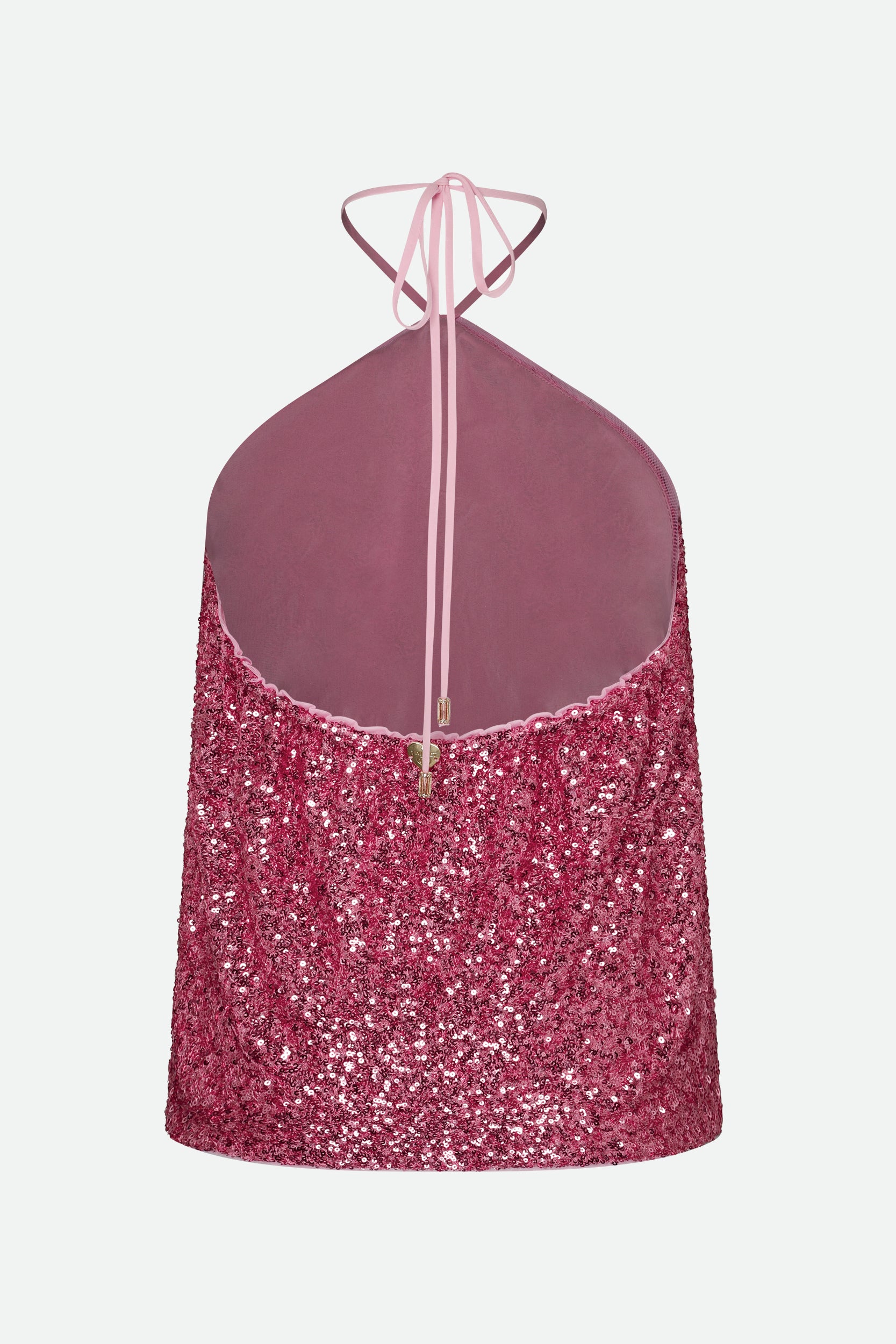 Twinset Top Pailletten Rose