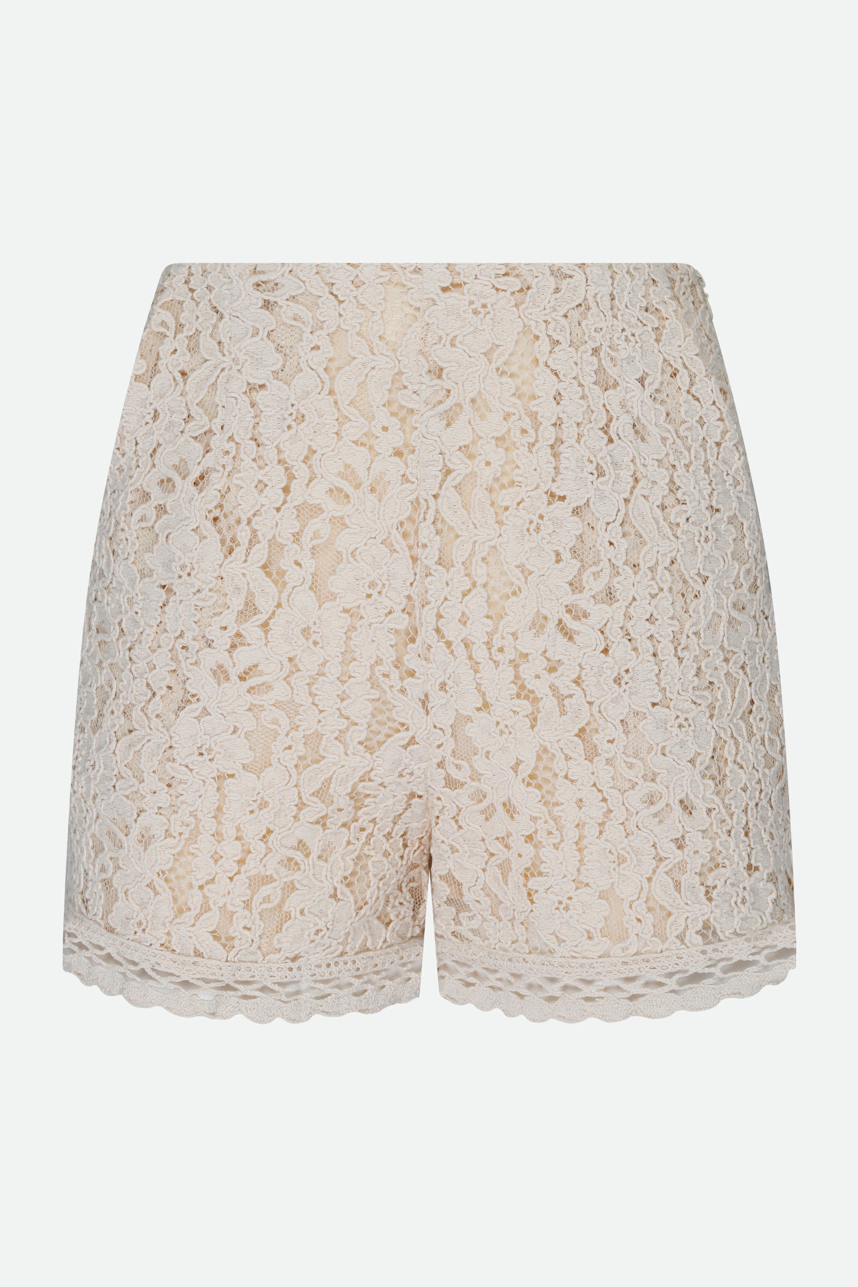 Twinset Spitzen-Shorts Weiße