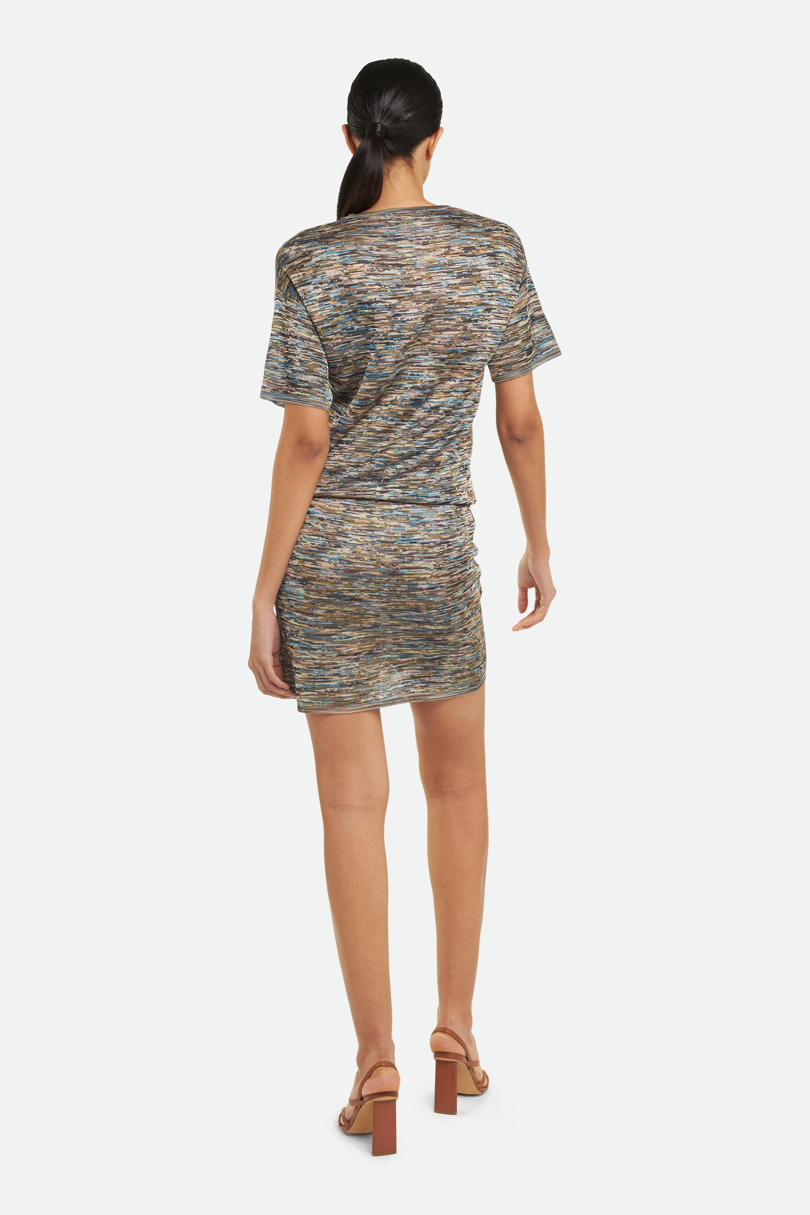 M Missoni Mehrfarbiges Midikleid
