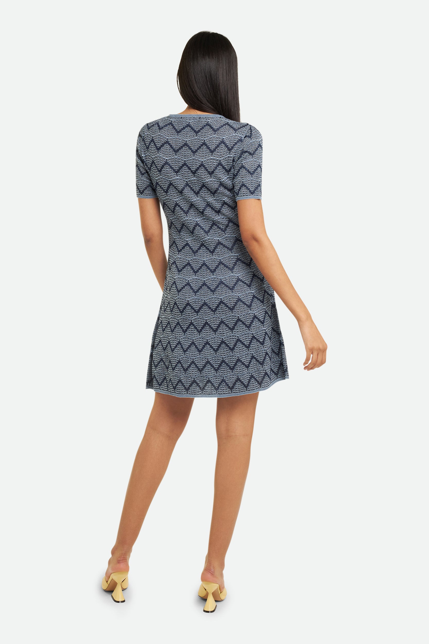 M Missoni Blau Kleid