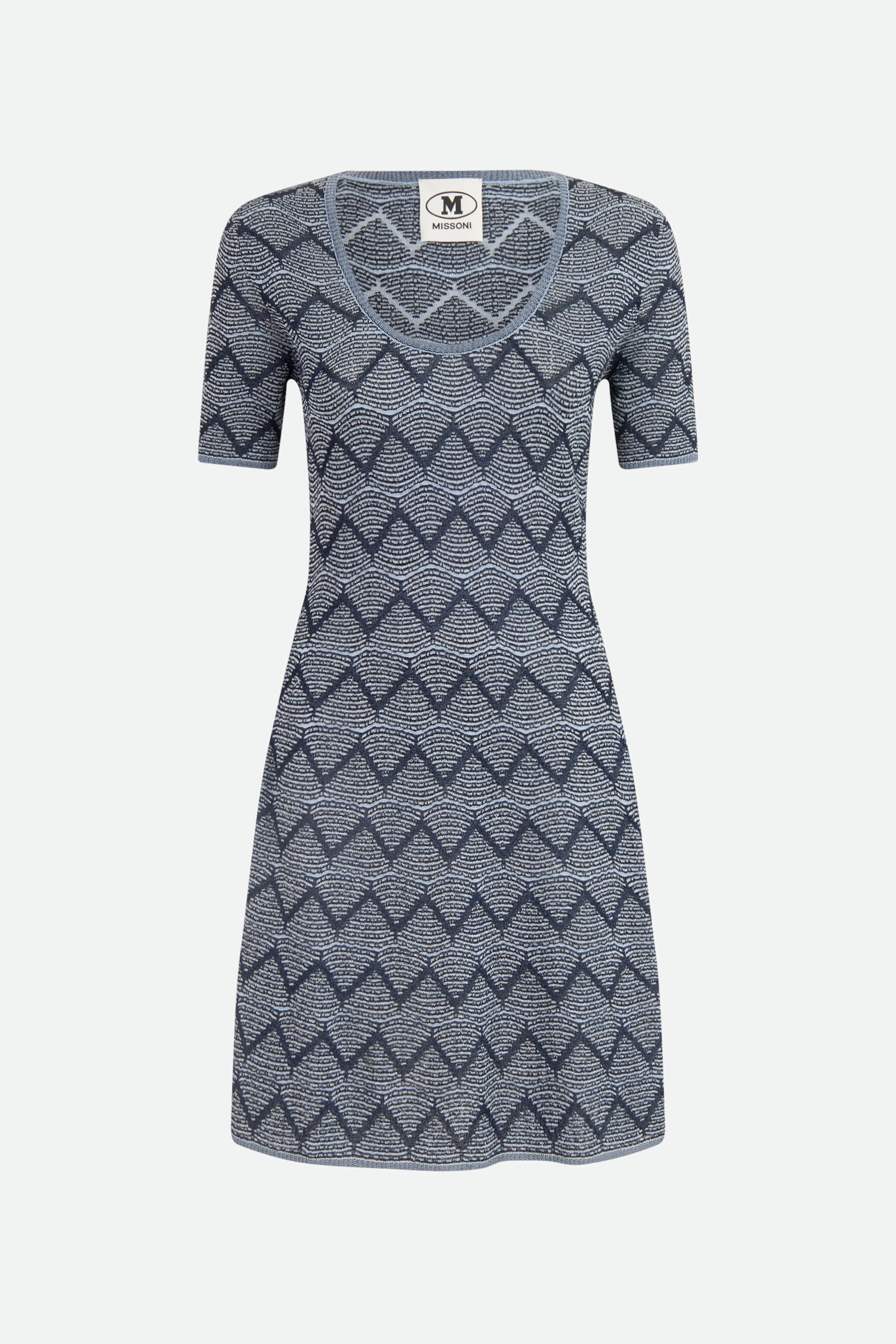 M Missoni Blau Kleid