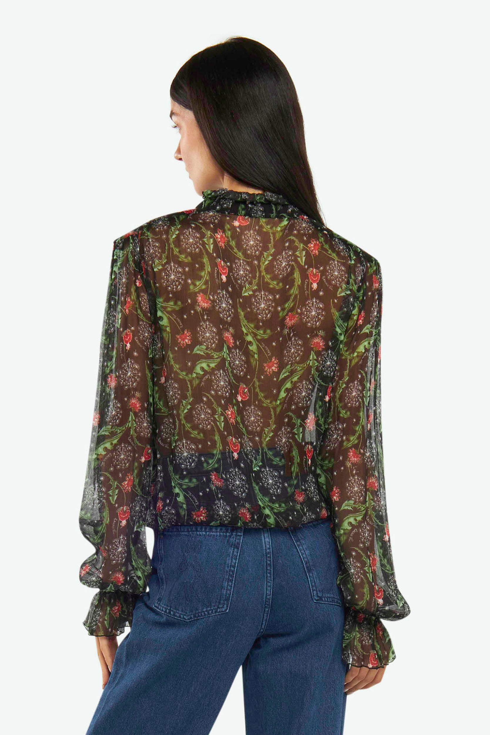 Patrizia Pepe Schwarz Rock Bluse