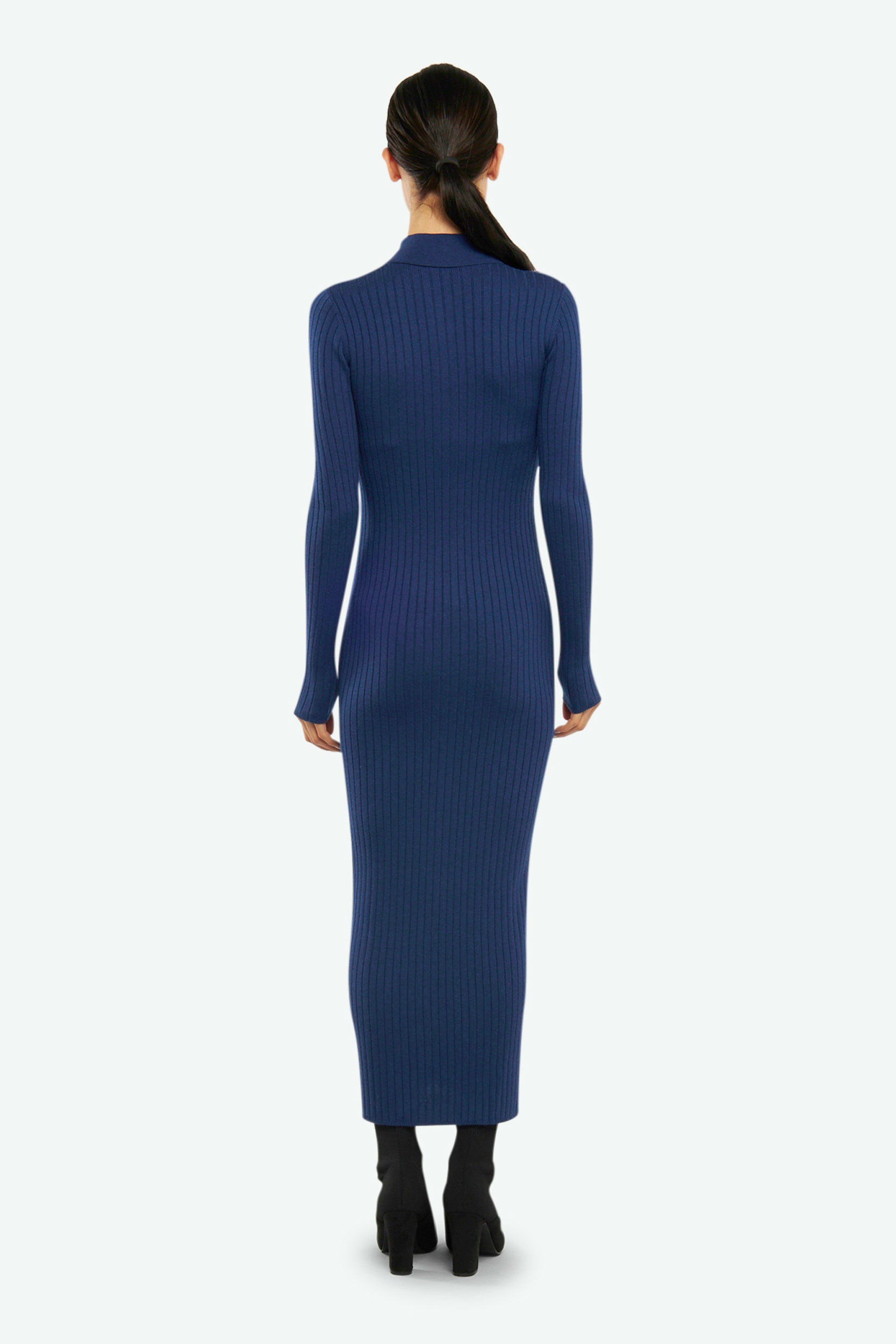 Patrizia Pepe Blau Hemdkleid