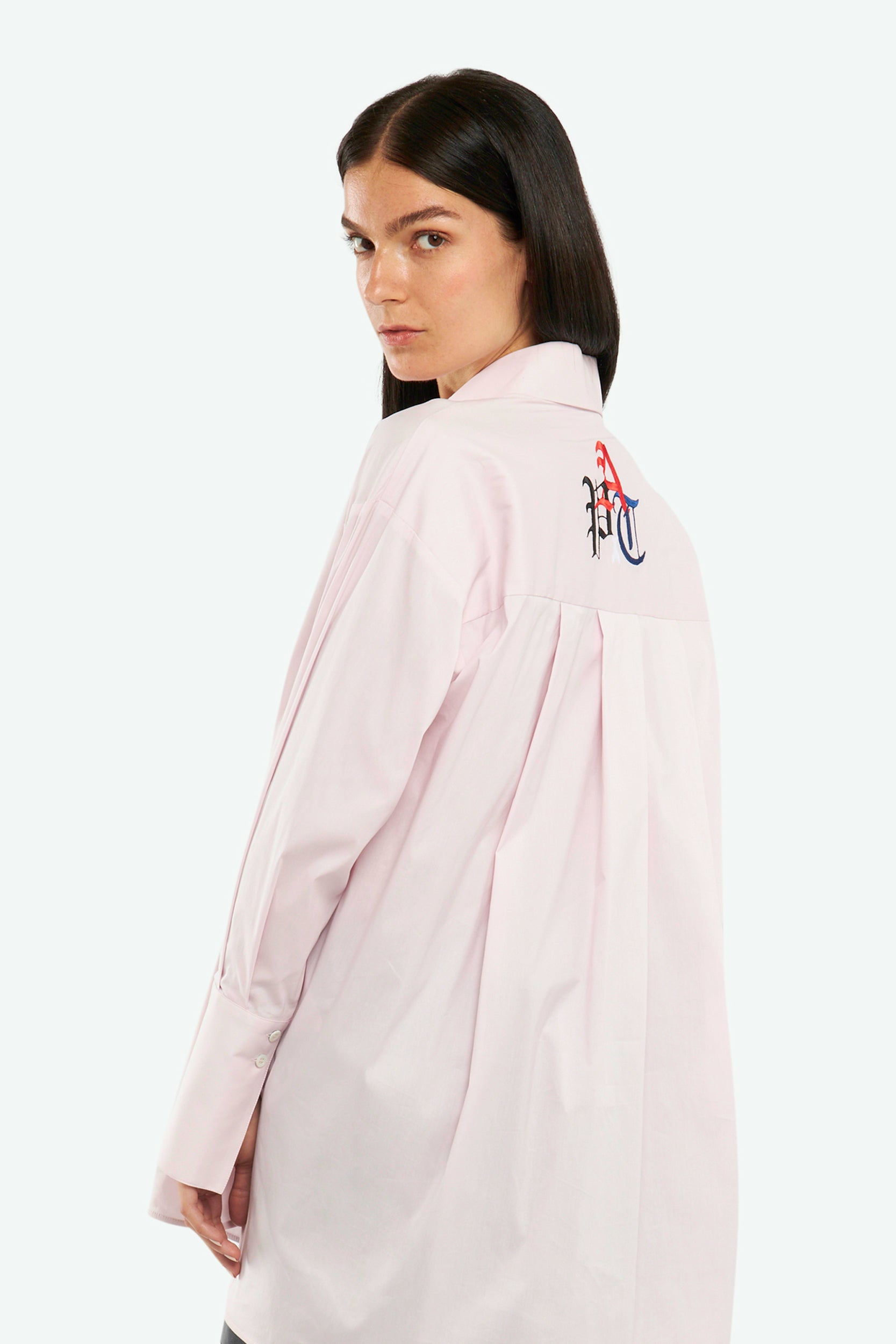 Patrizia Pepe Rose Oversize-Hemd