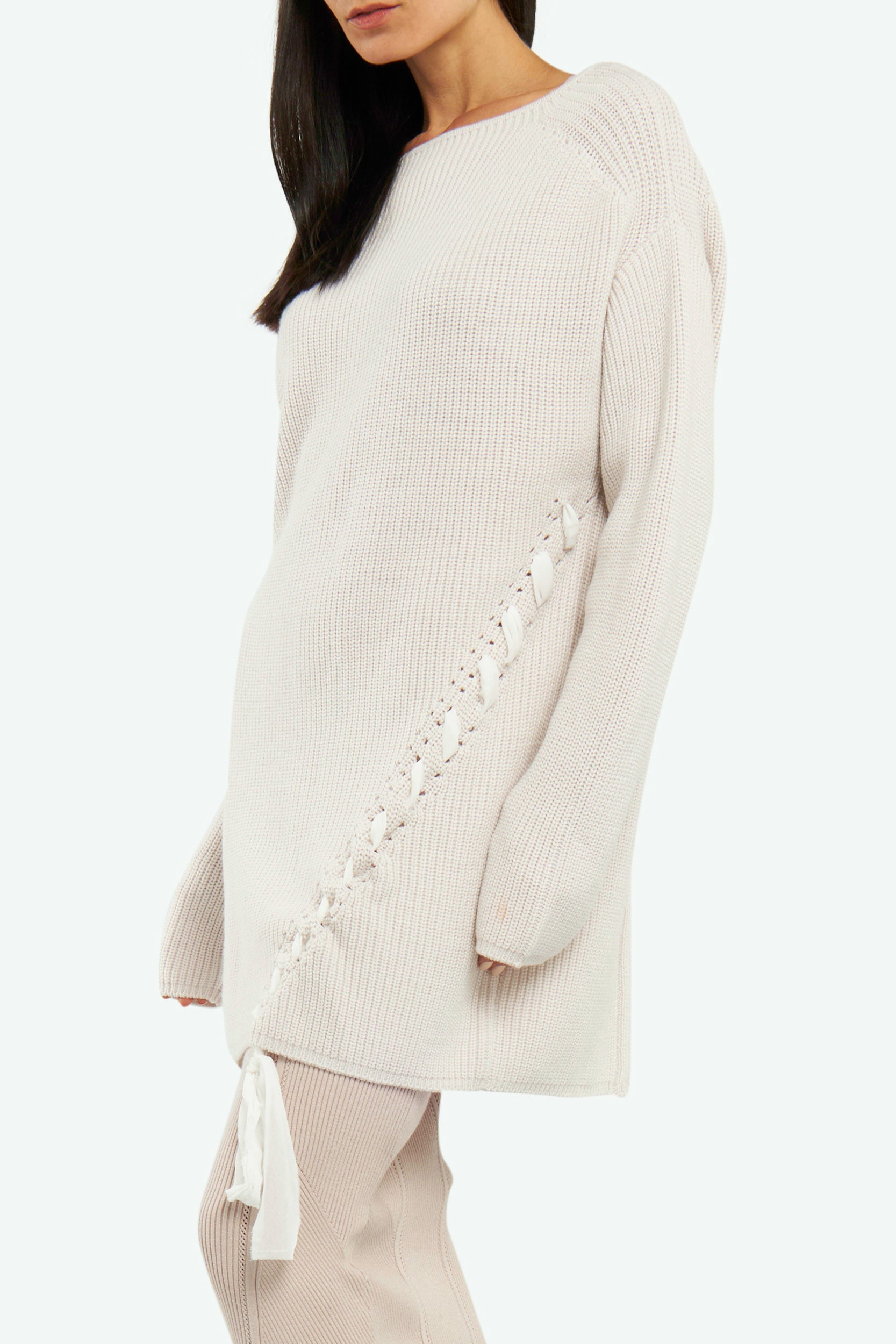 Patrizia Pepe über Beige Pullover