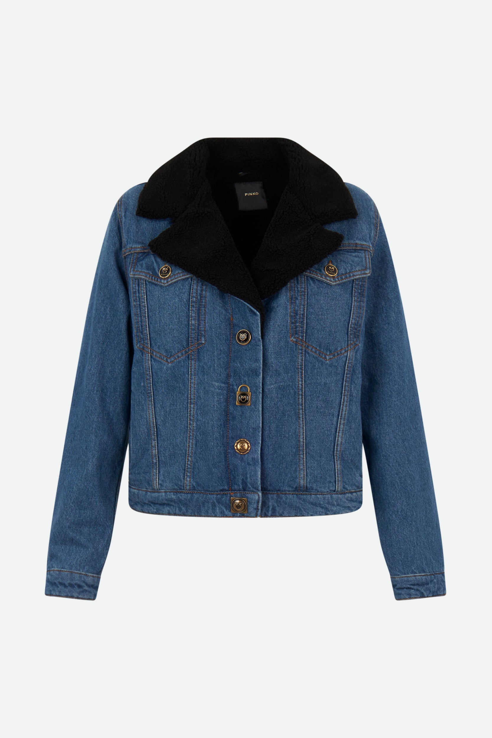 Pinko Blau Jeansjacke
