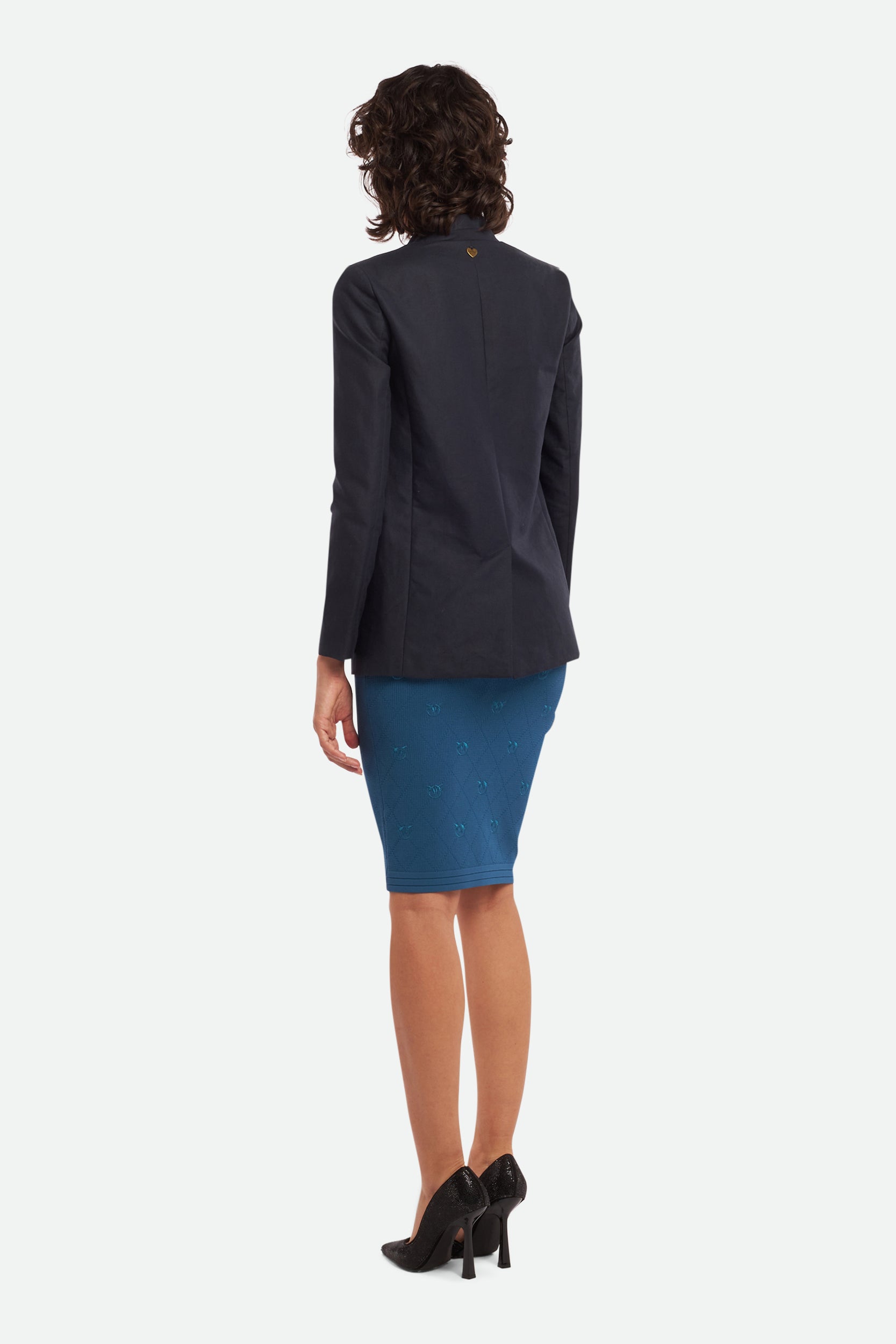 Pinko Longuette Jacquard Blau