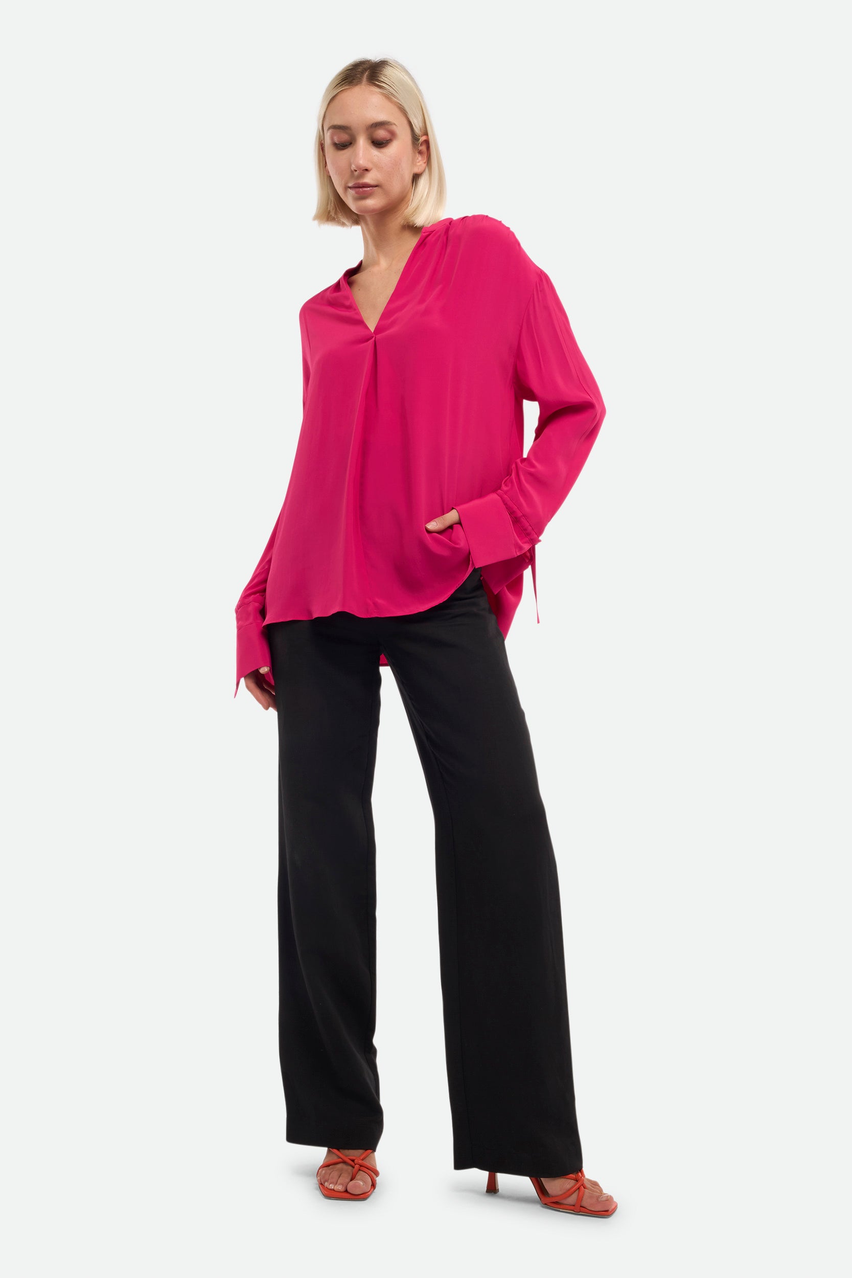 Pinko Fuchsia Bluse