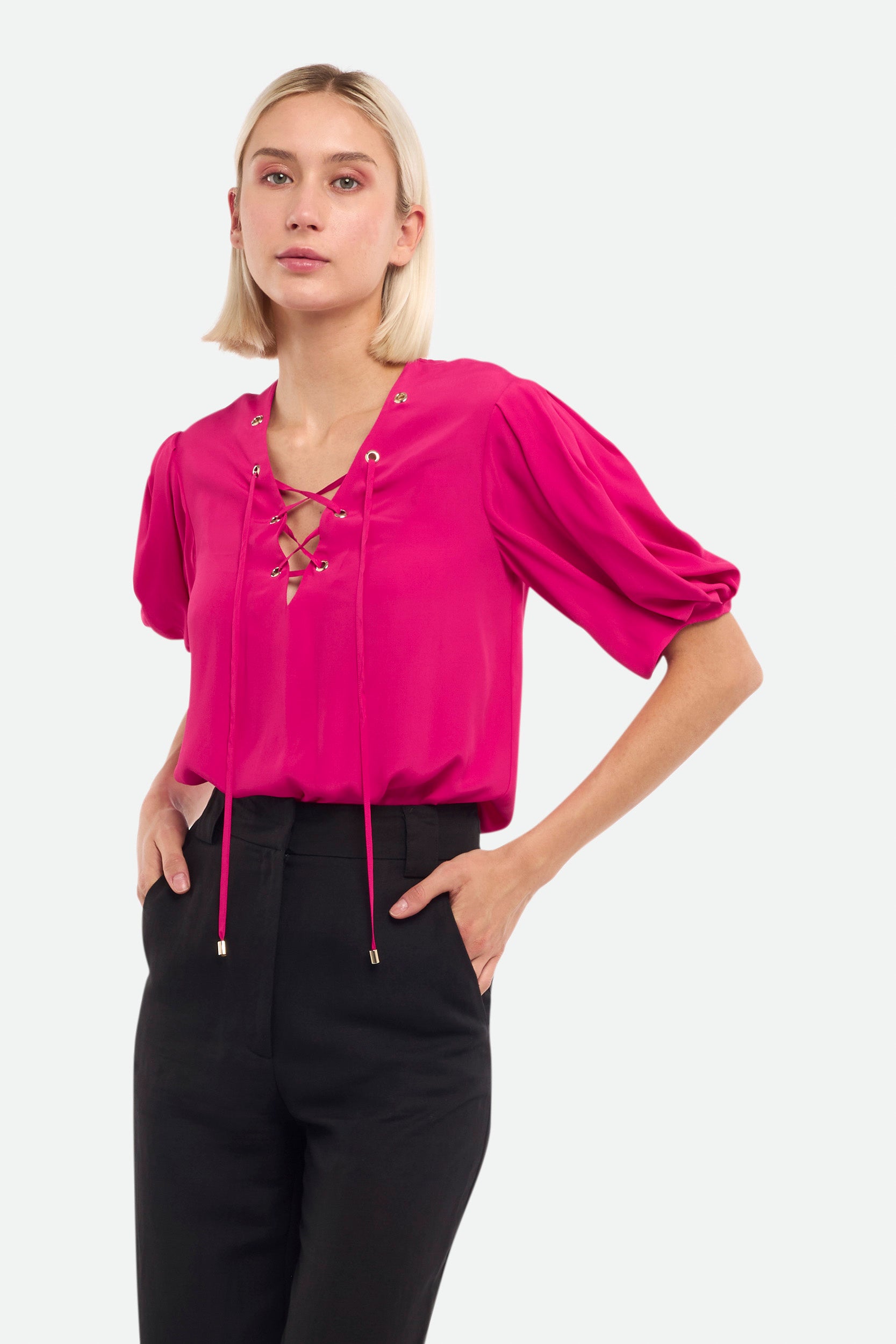 Pinko Fuchsia Bluse