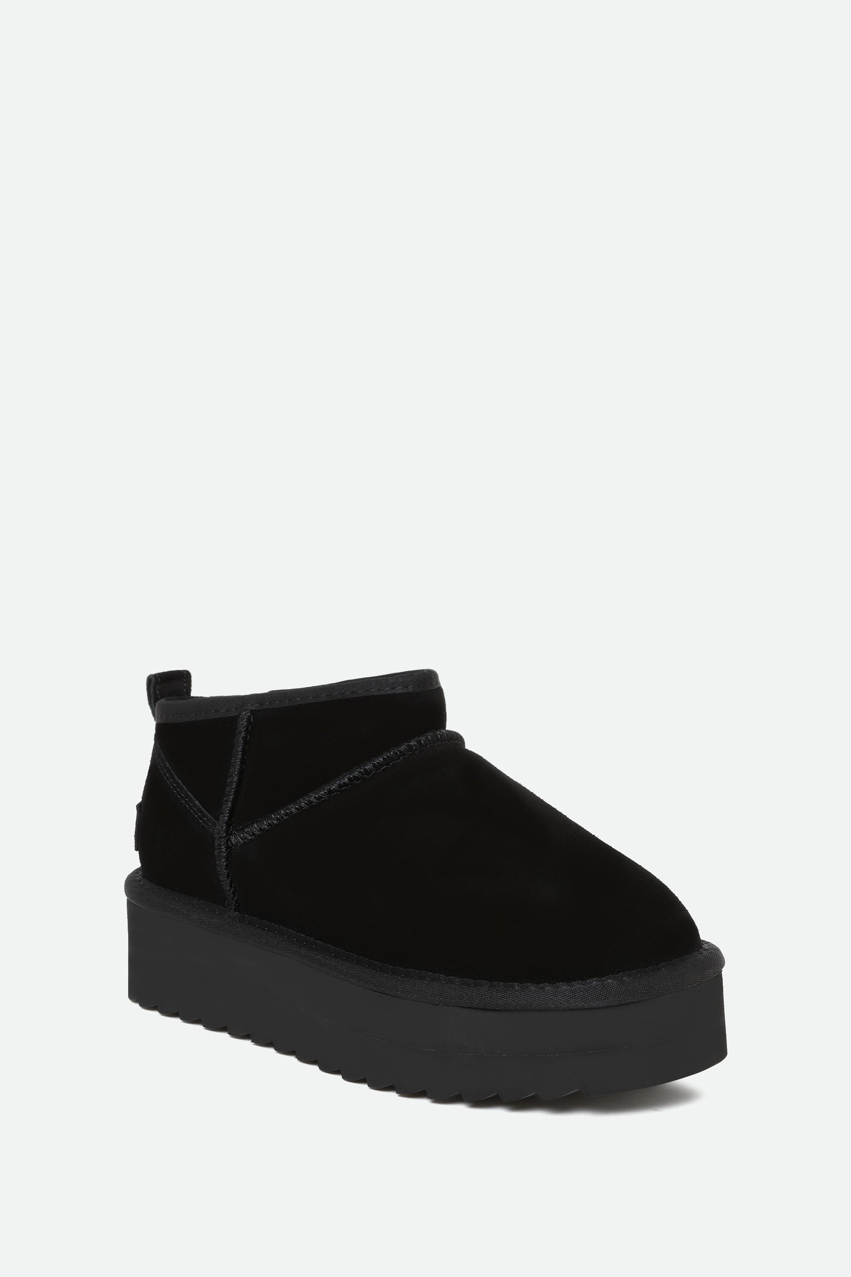 Colours of California – Schwarze Plateau-Stiefelette