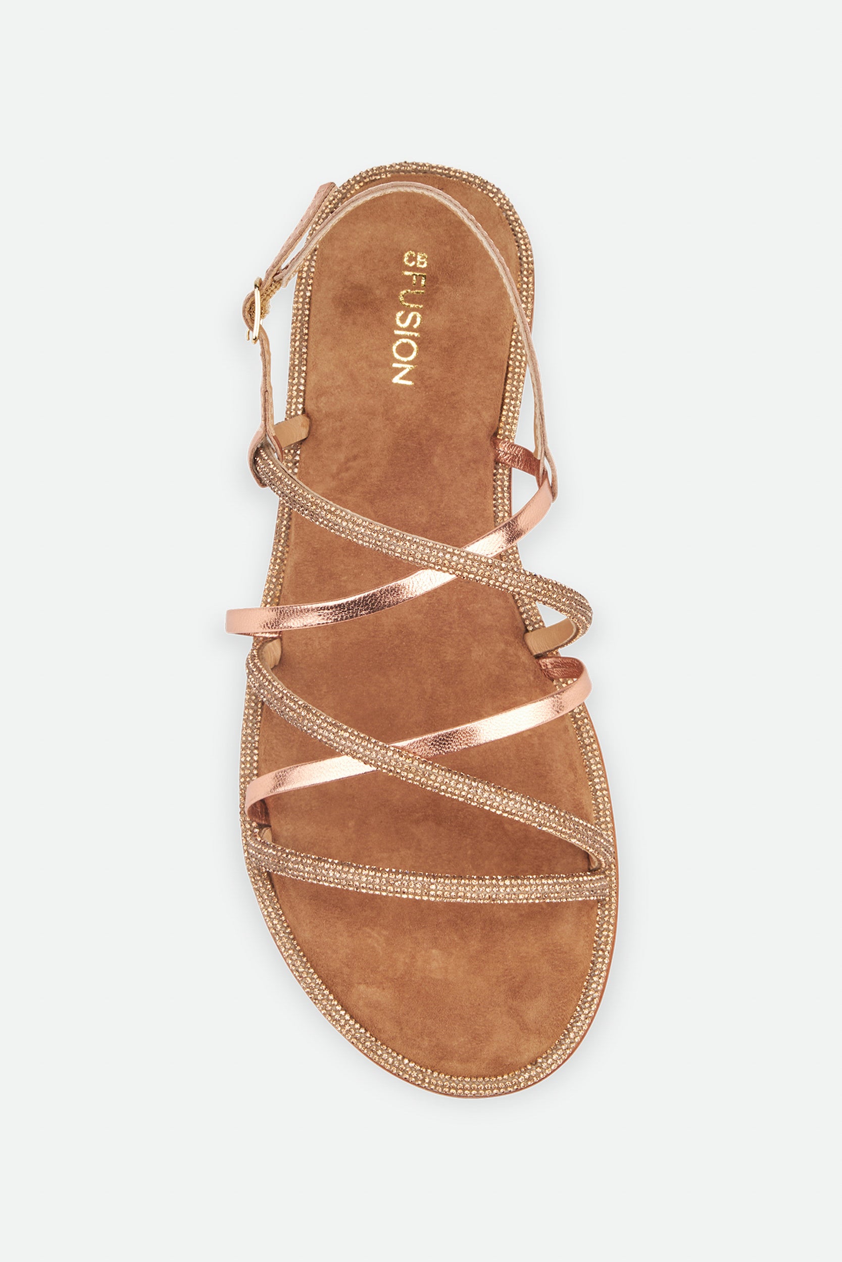 CB Fusion Rose geflochtene Sandale