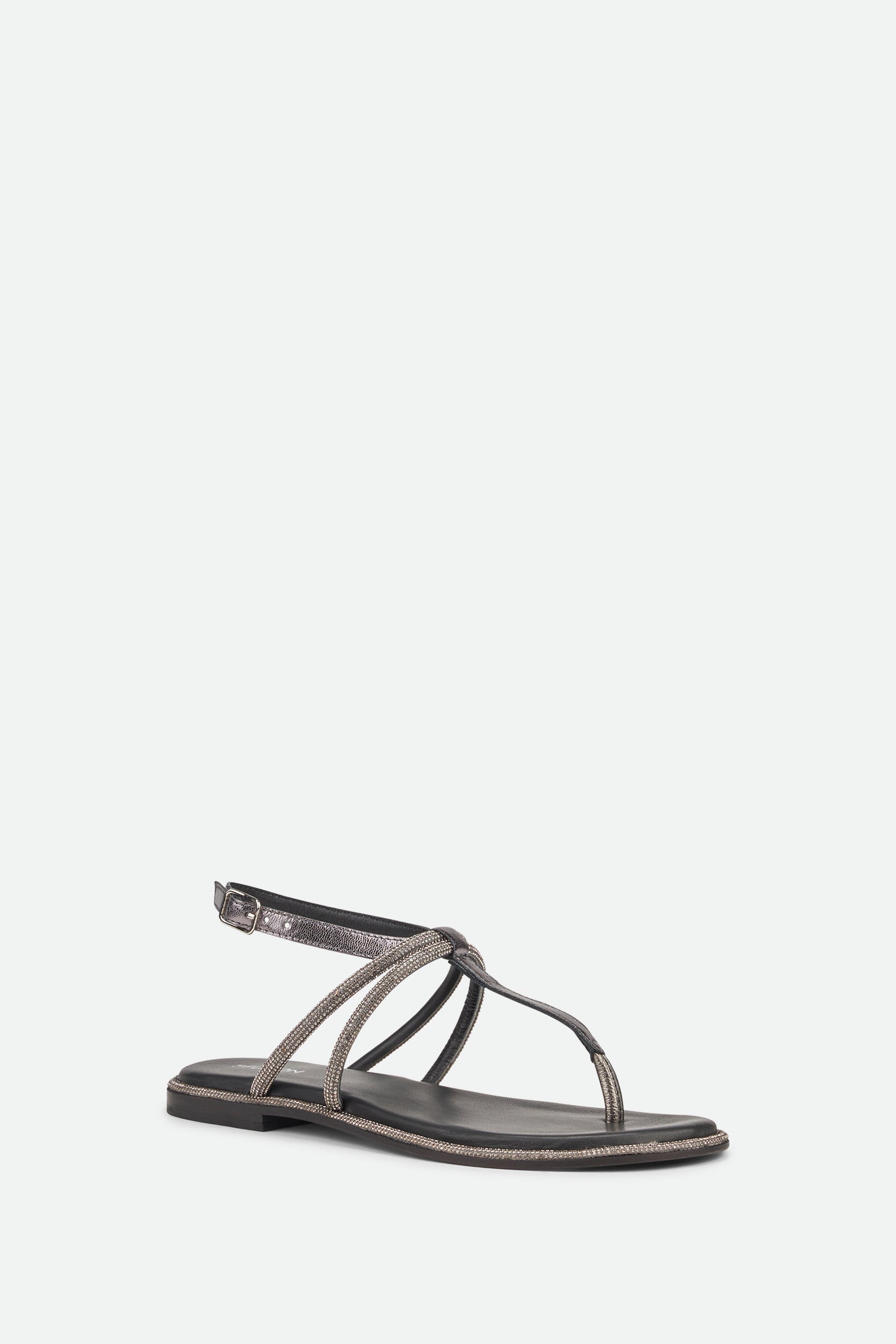 CB Fusion Sandale mit Schwarz Strasssteinen