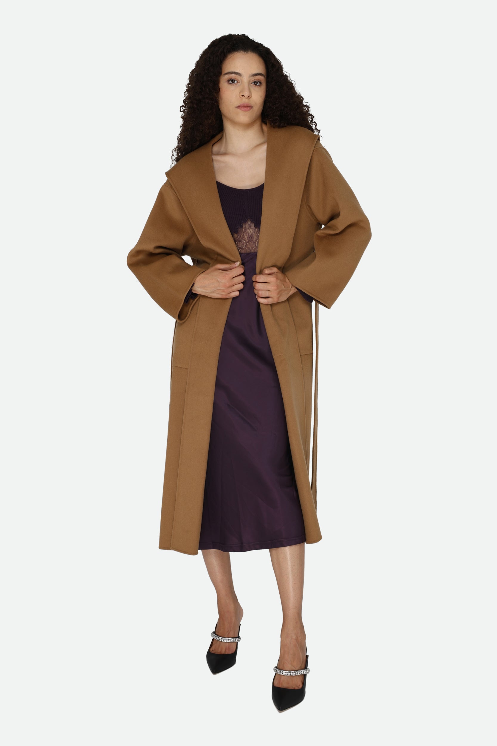 Pinko – Kamelfarbener Bademantel