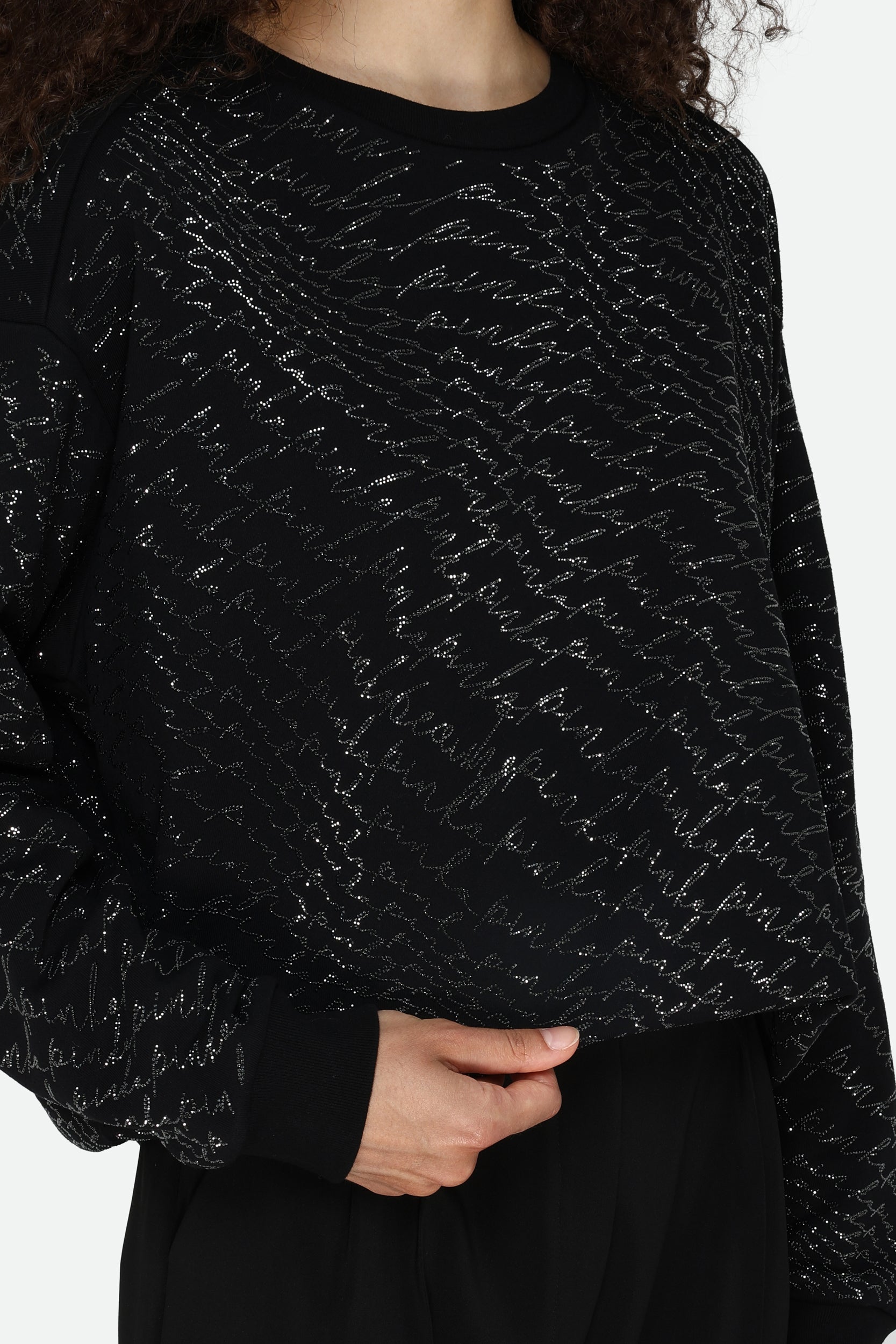 Pinko Schwarz Sweatshirt