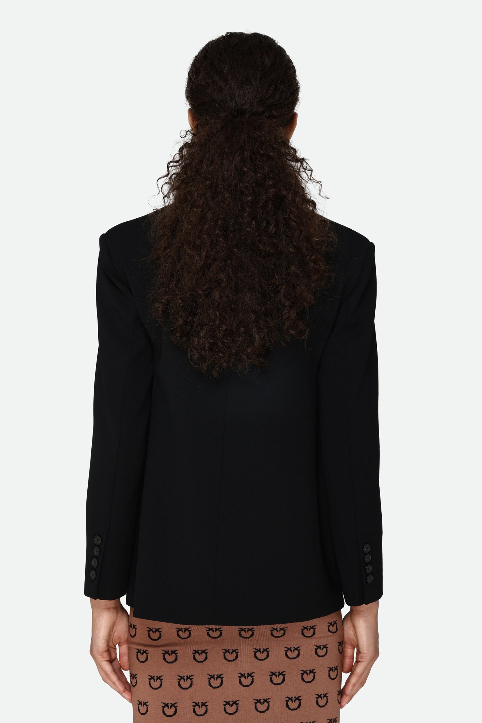 Pinko zweireihige Schwarz Jacke