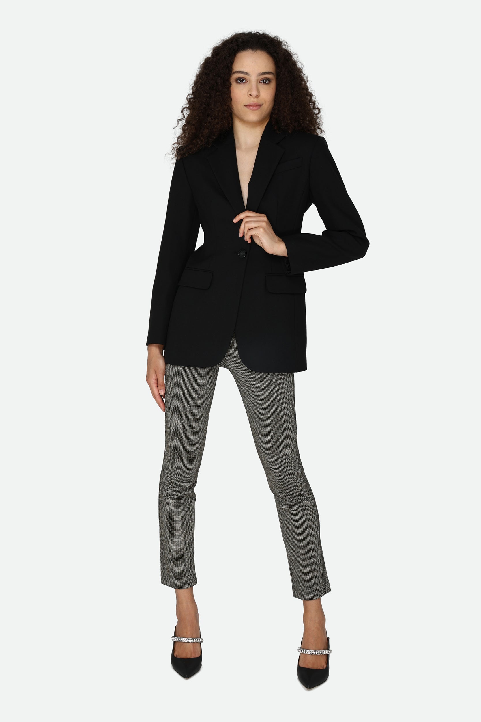 Pinko Blazer Schwarz Feminin