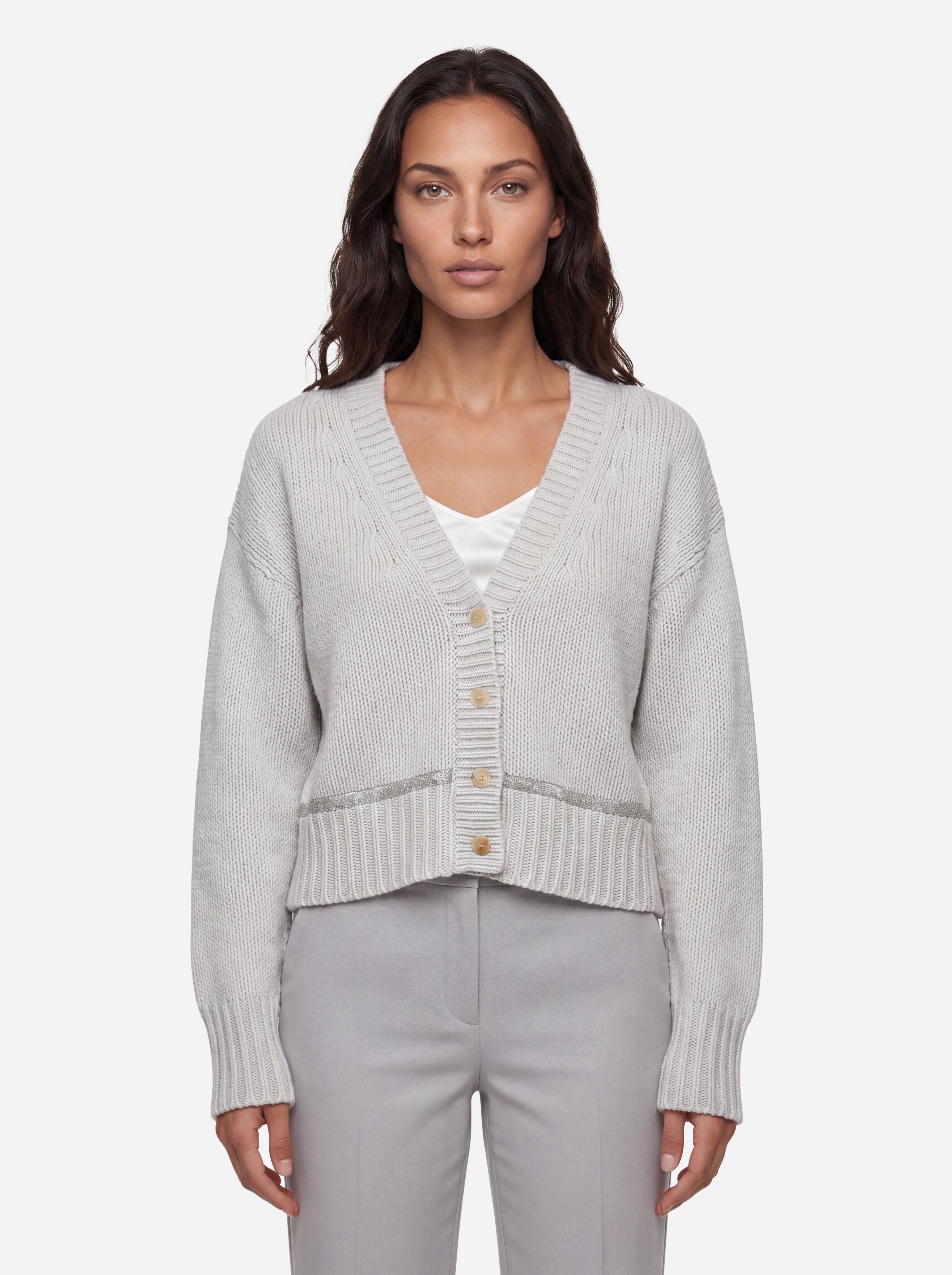 Fabiana Filippi Cardigan Grigio