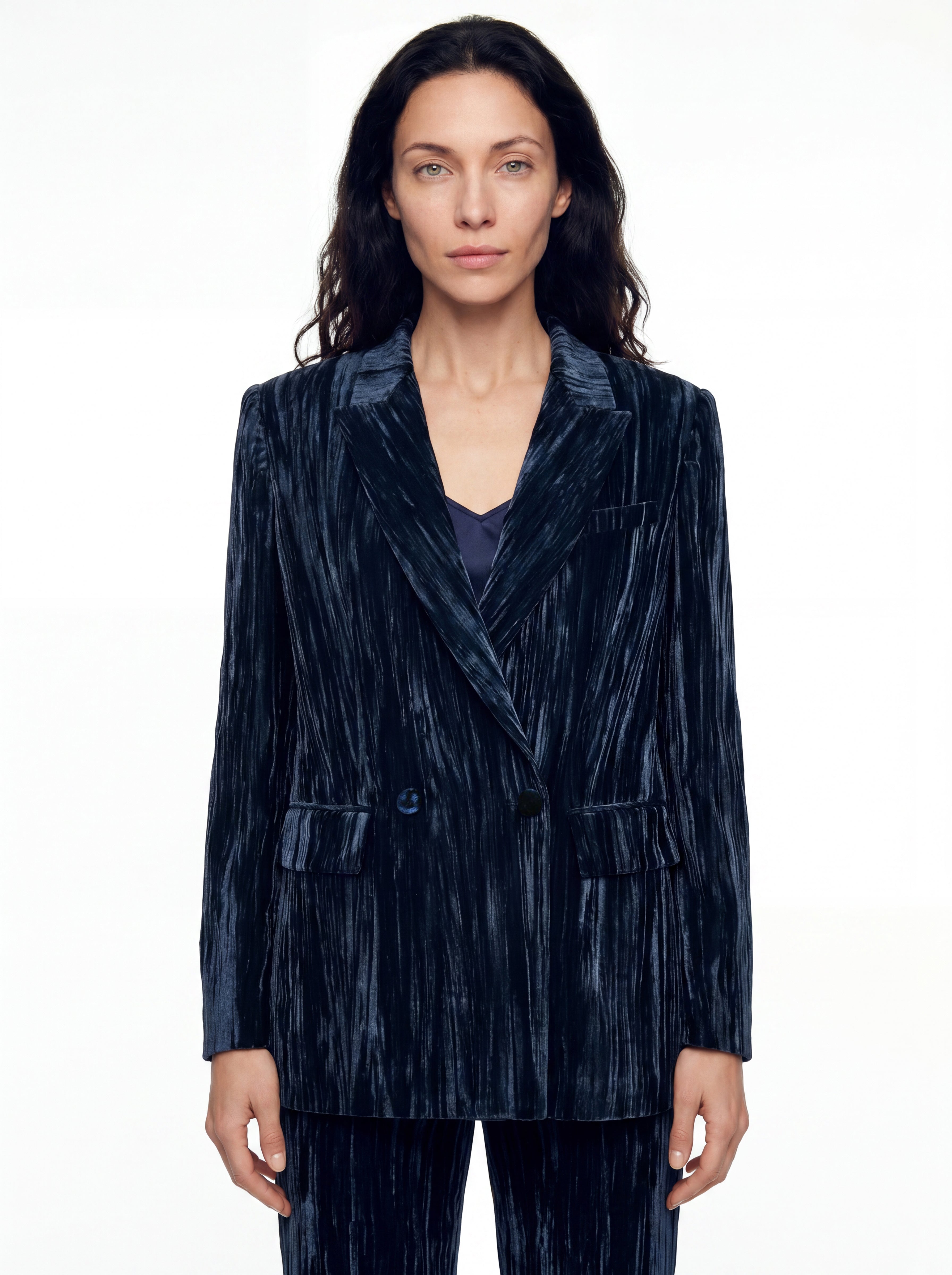 Dondup Giacca in Velluto Blu