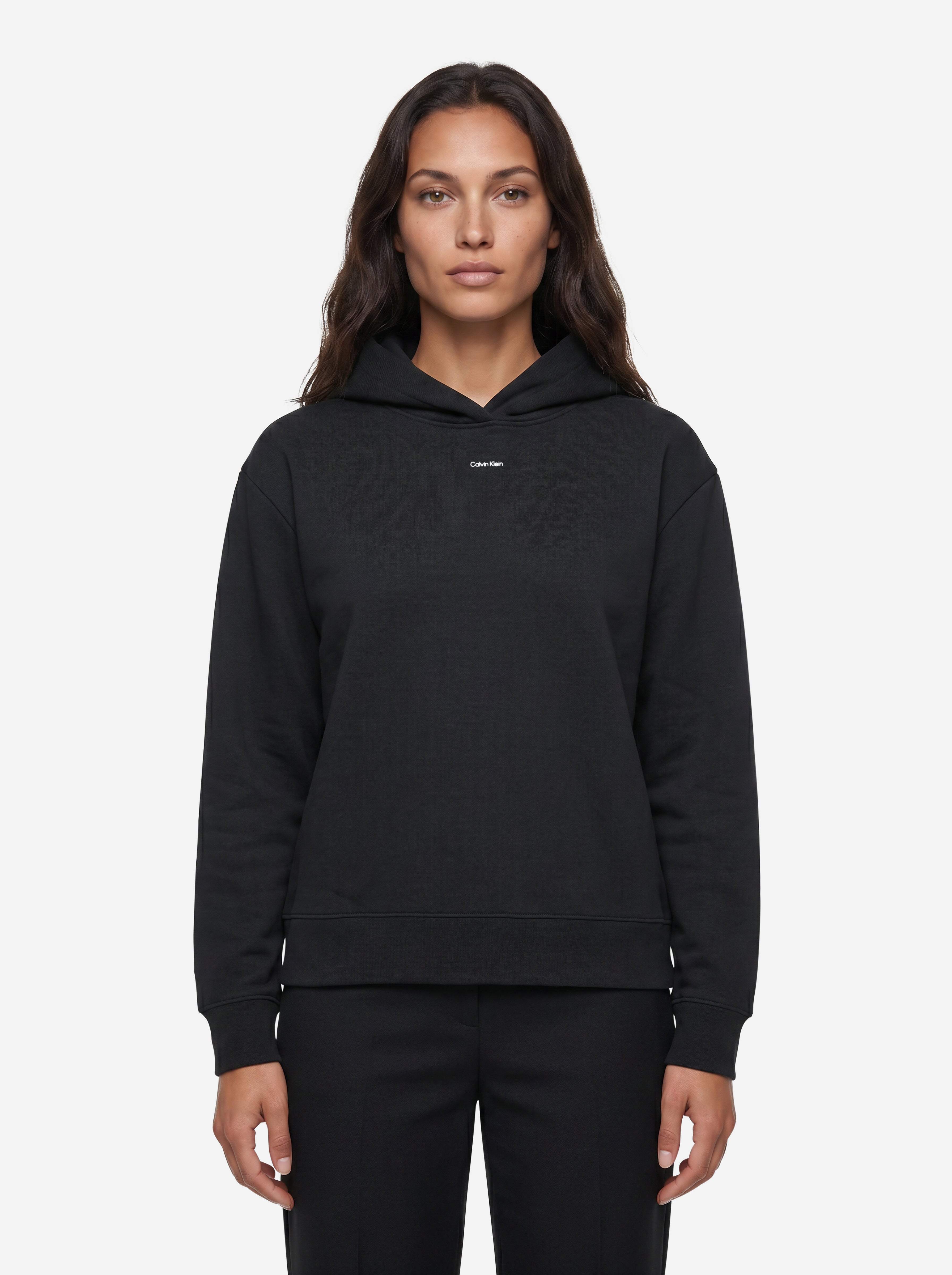 Calvin Klein Felpa con Cappuccio Nera