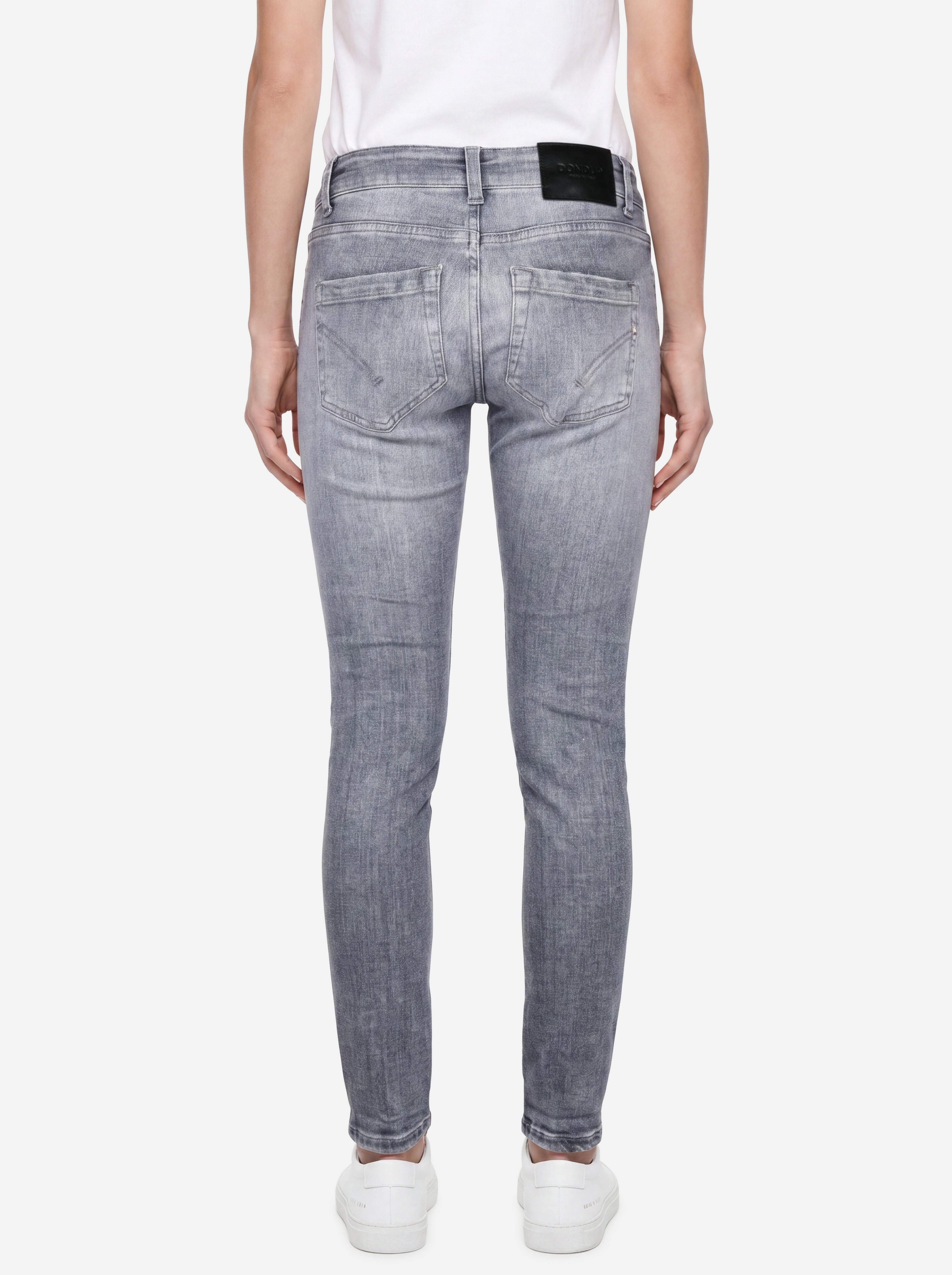 Dondup Jeans Monroe Skinny Grigi
