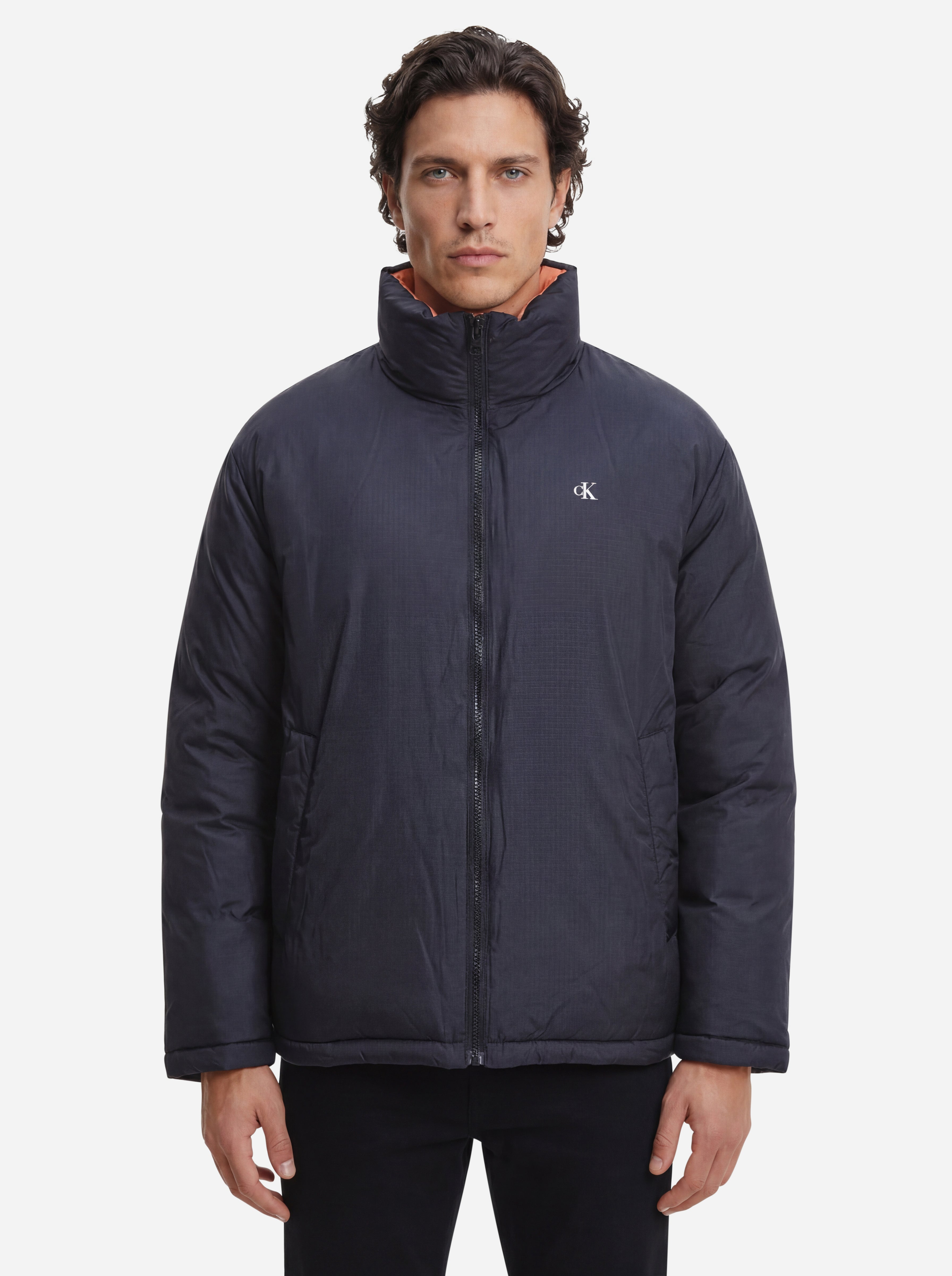 Calvin Klein Jeans Piumino CK Reversibile Blu