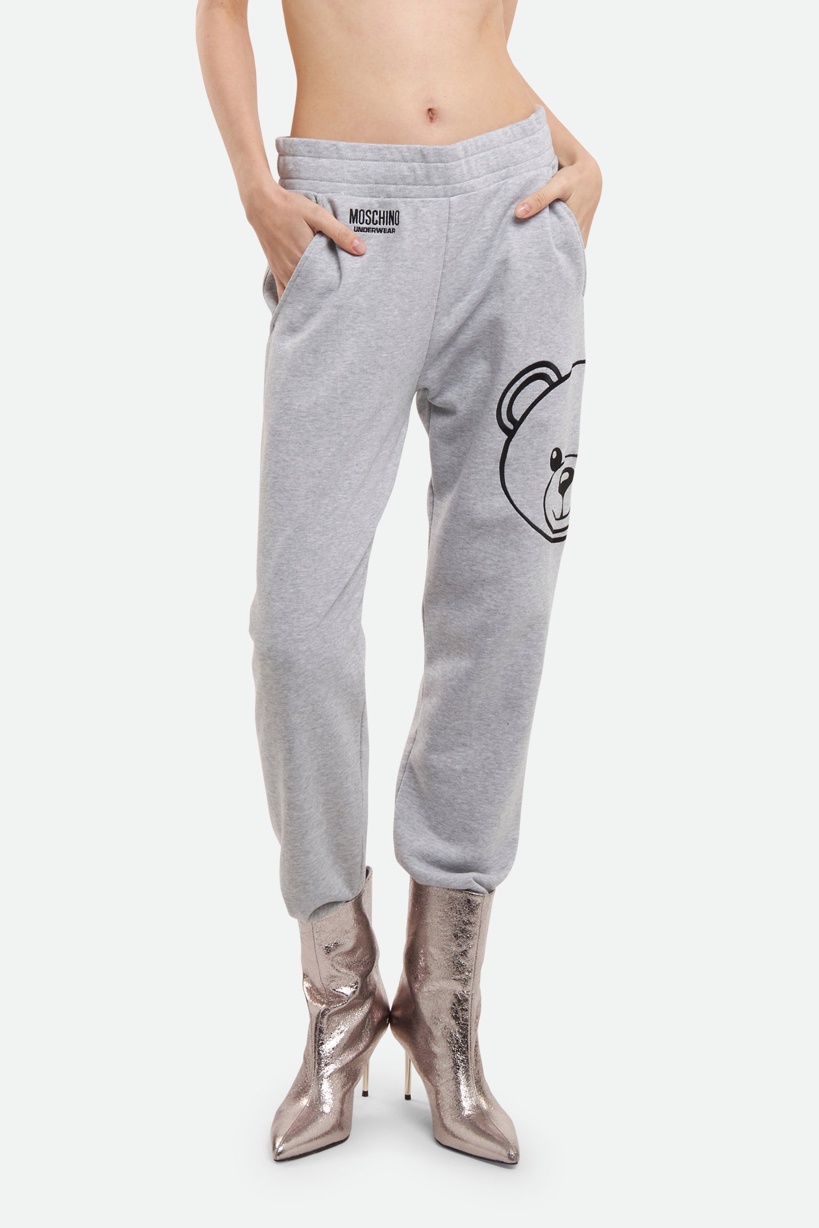 Grau Trainingshose Moschino
