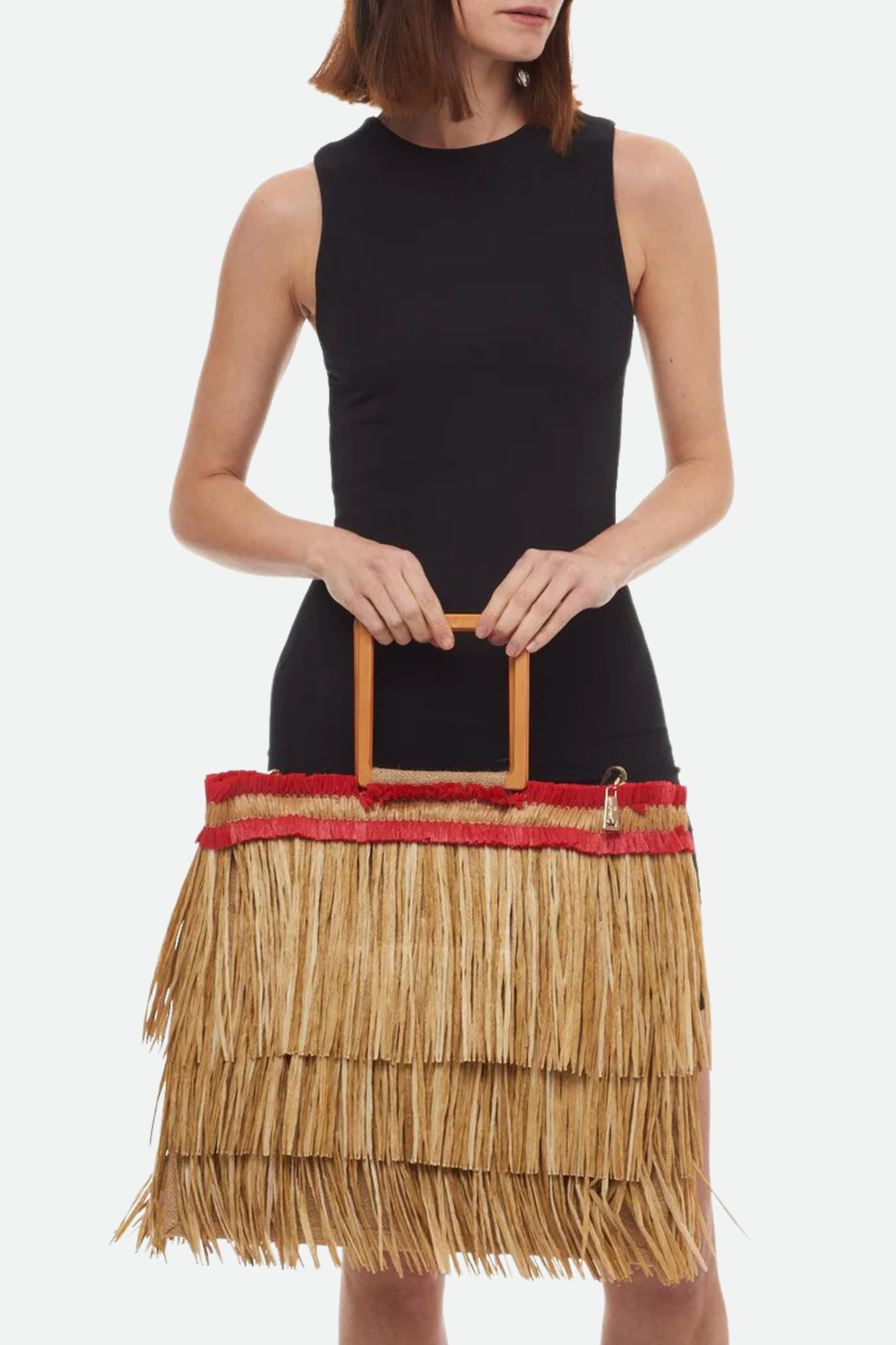 La Milanesa Borsa Caipiroska Medium Legno