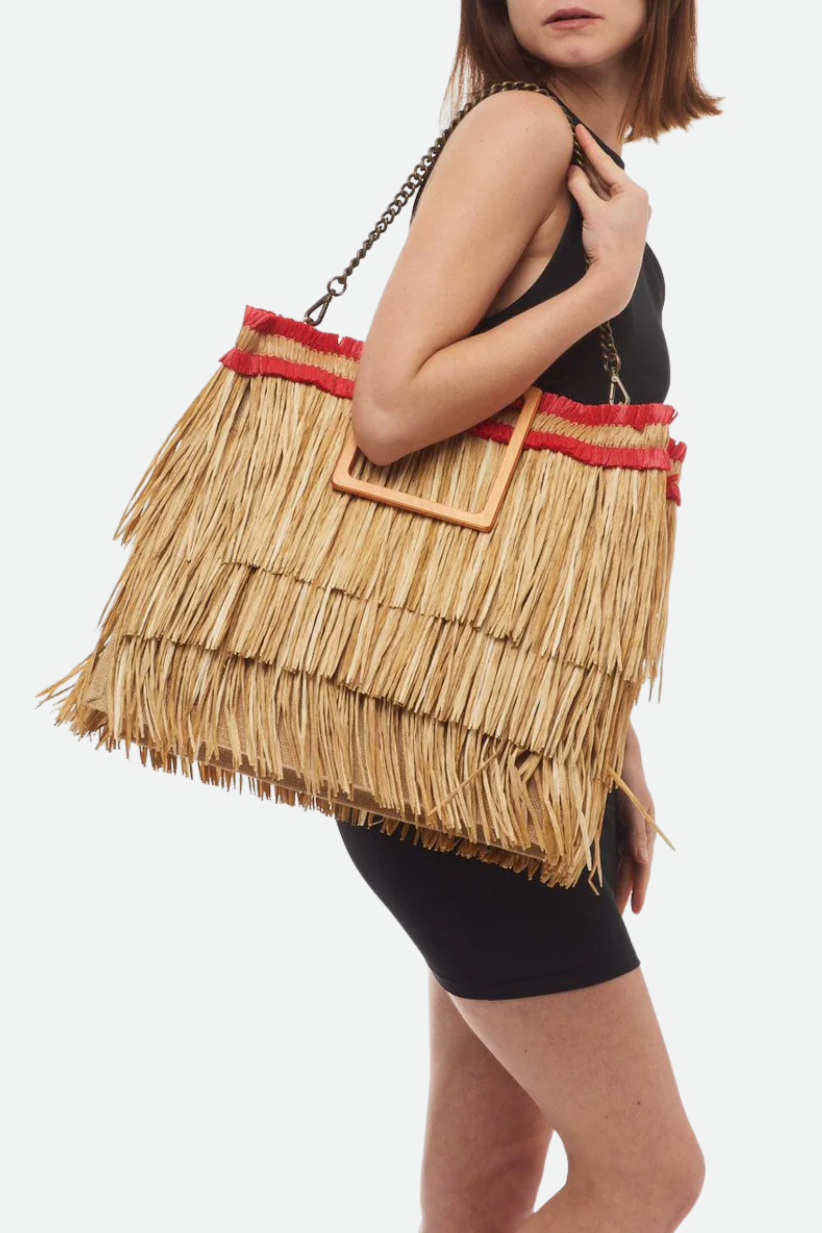 La Milanesa Borsa Caipiroska Medium Legno