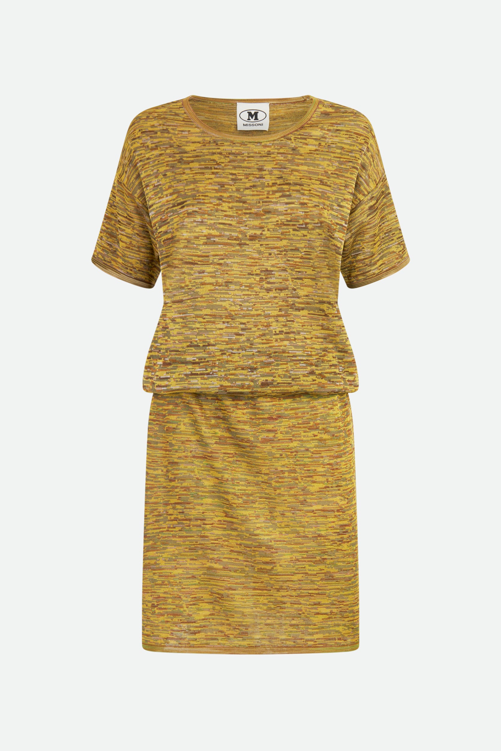 M Missoni Gelbe Midikleid