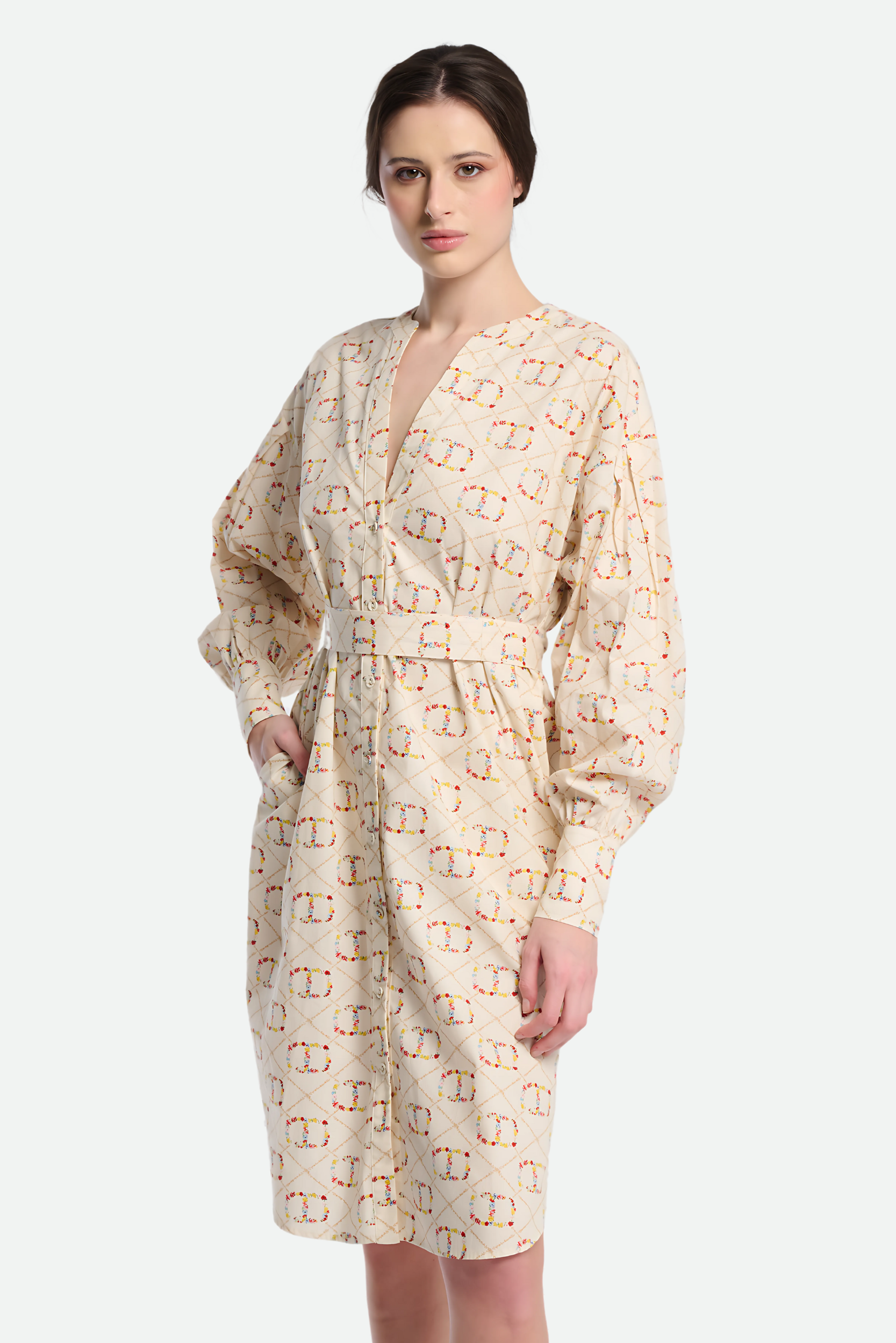 Twinset Midi-Logokleid