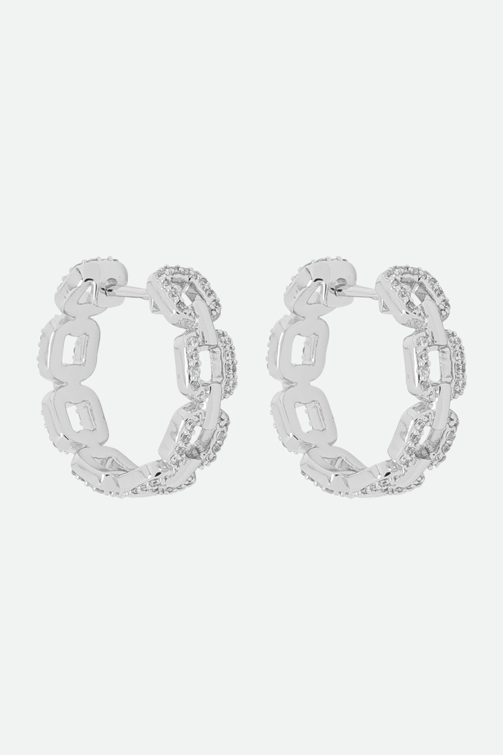 Melusina Bijoux Silberkettenohrringe