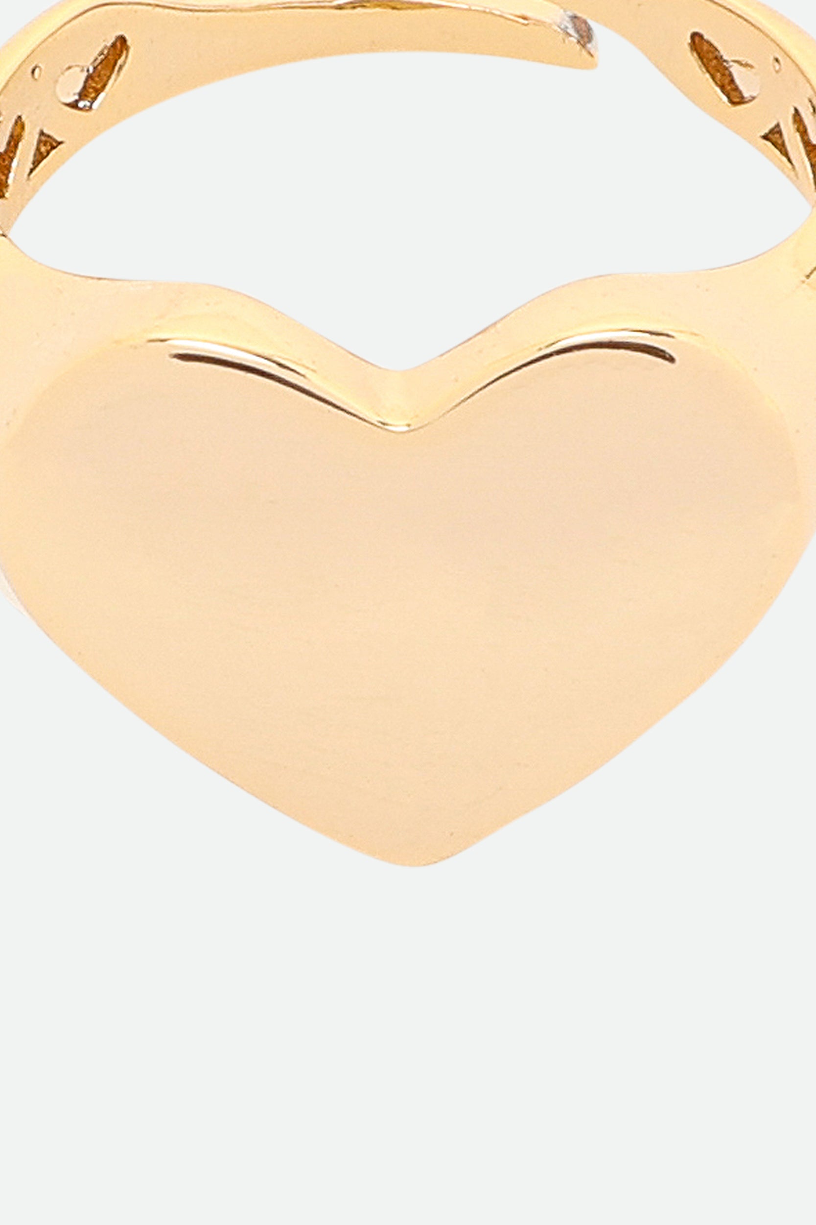 Melusina Bijoux Ring Herzchen Gold