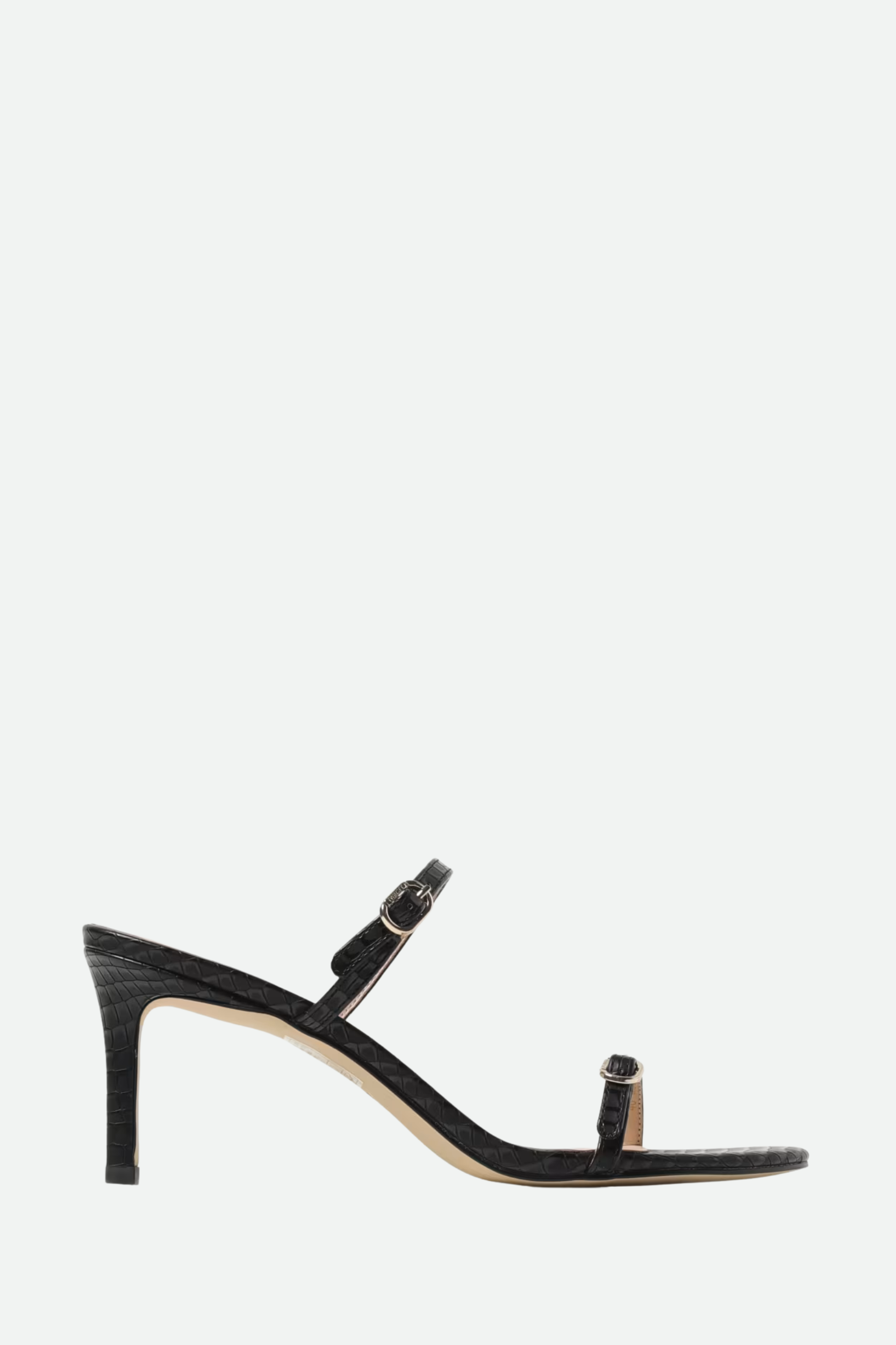 Twinset Sandalo in Pelle Nera