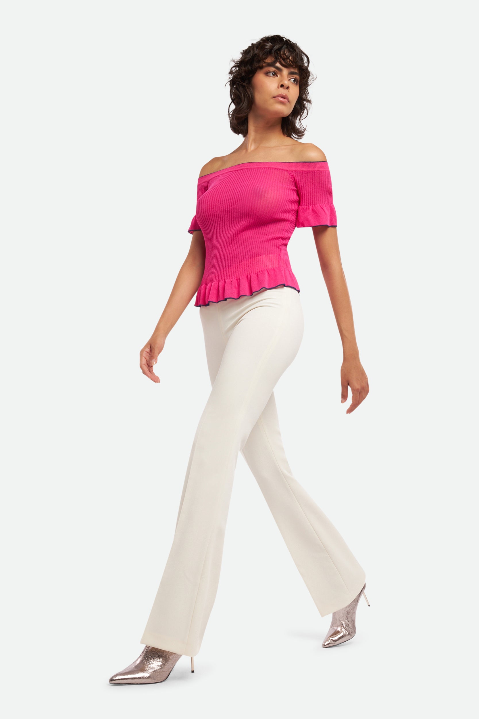 Rose Barbie-Pullover Elisabetta Franchi