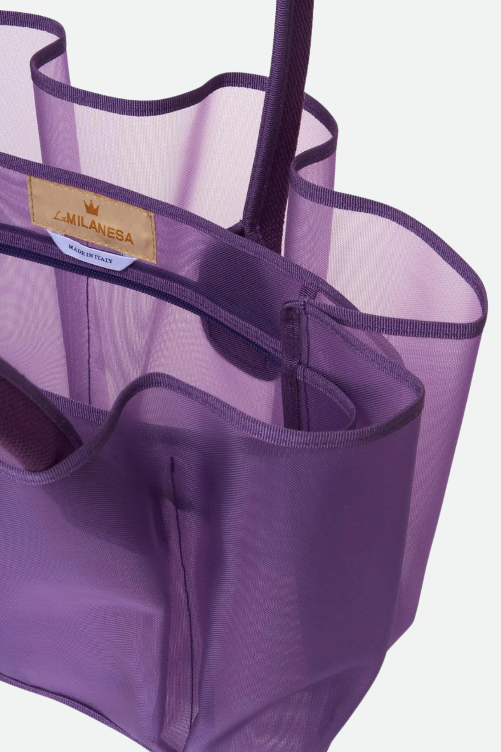 La Milanesa Borsa Manhattan Viola Medium