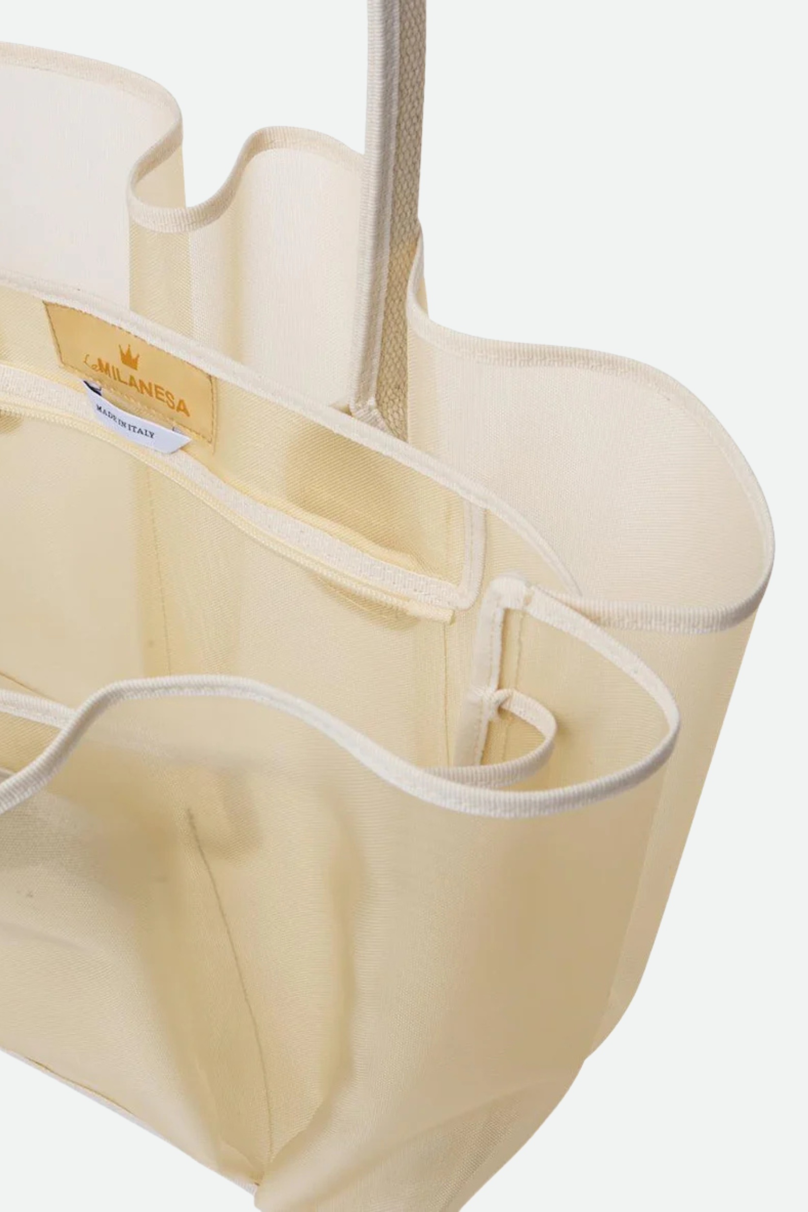 La Milanesa Borsa Manhattan Panna Medium