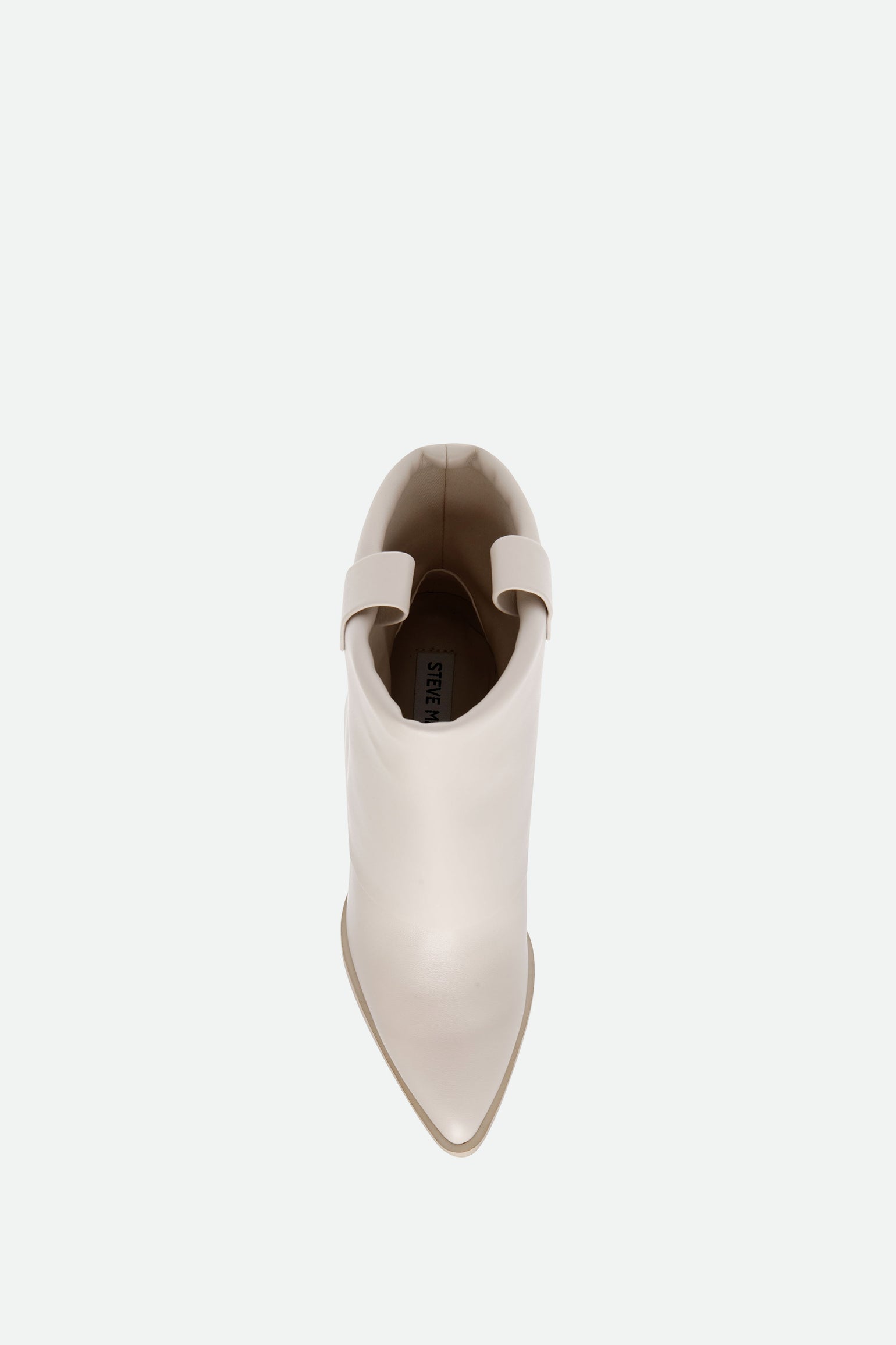 STEVE MADDEN Elfenbeinfarbene Lark-Stiefelette