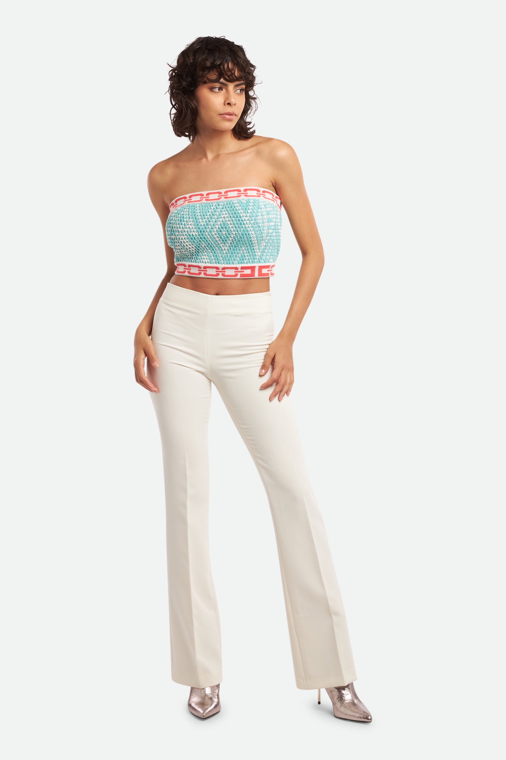 Elisabetta Franchi Tiffany Blau Top