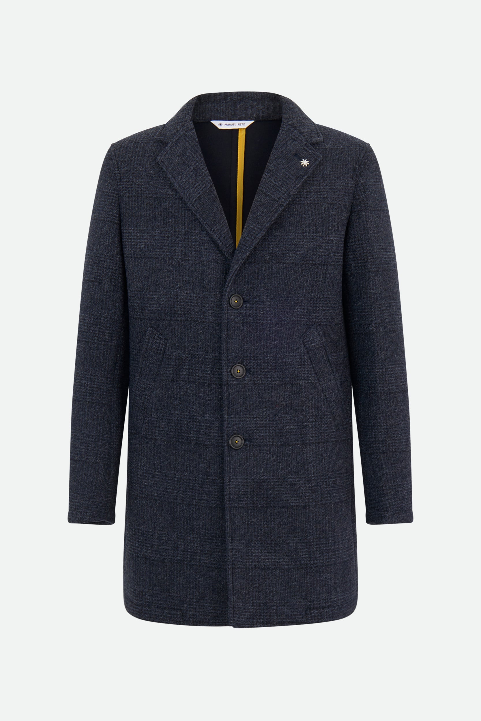 Blau Mantel aus Wollmischung Manuel Ritz