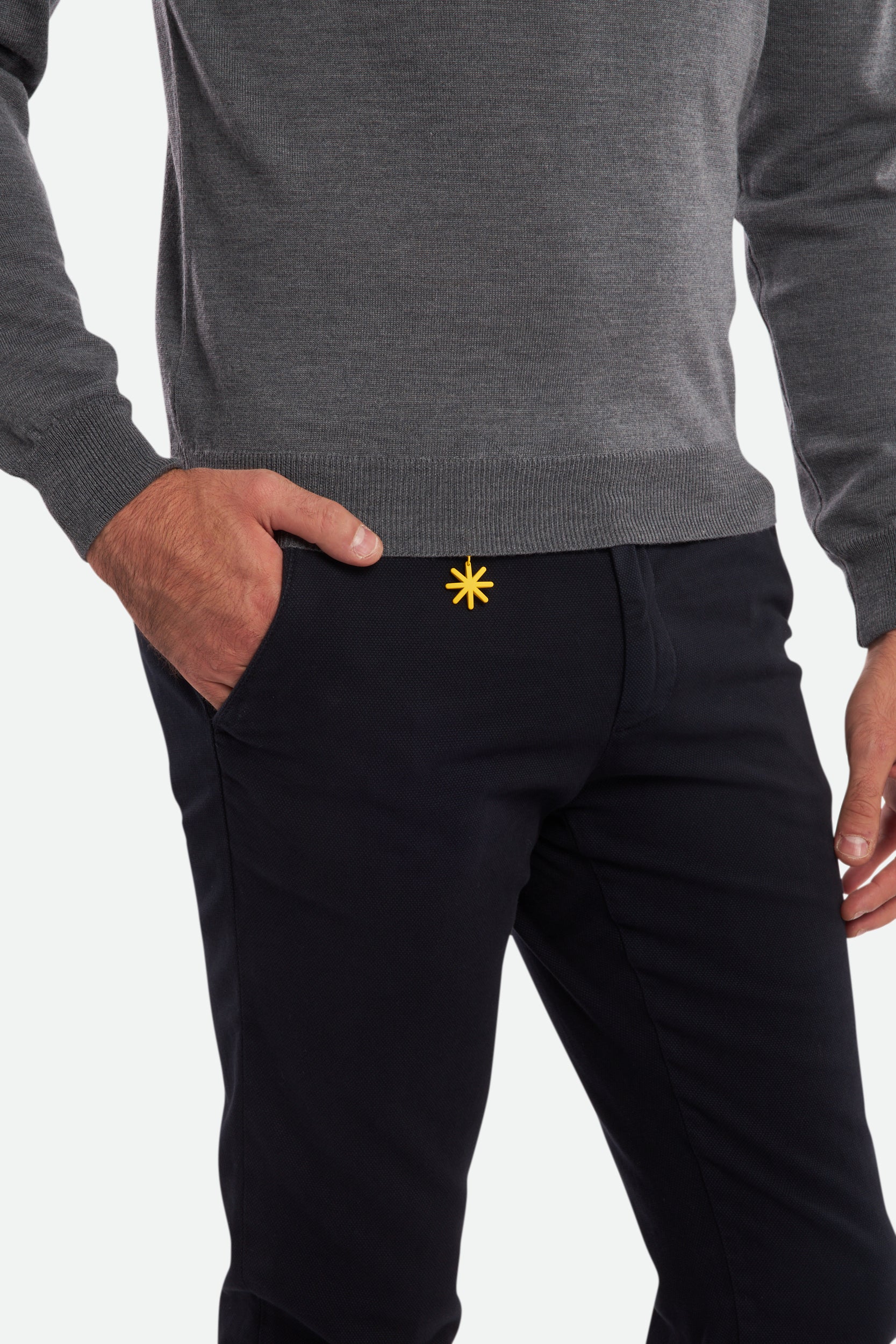 Grau Chinohose Manuel Ritz