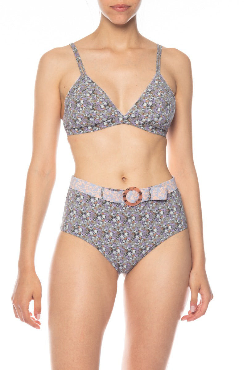 Love Stories Fliederfarbenes Blumen-Bralette