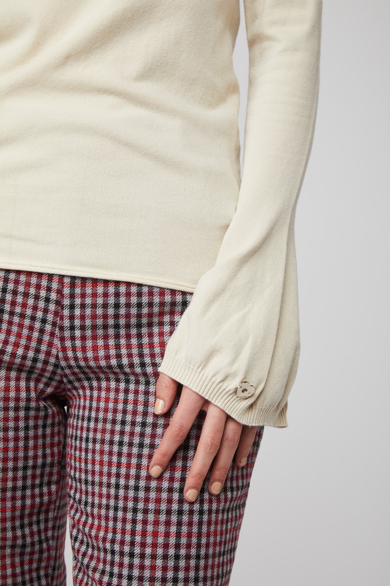 TWINSET Weiße Pullover mit U-Boot-Ausschnitt
