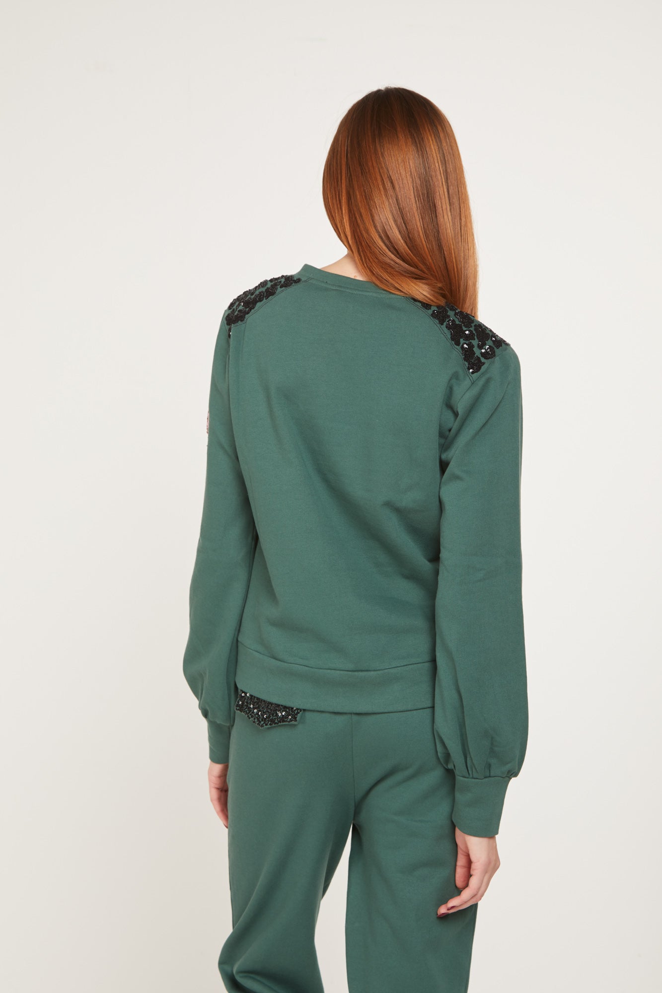 PRINZESSIN LODO Felpa Grüne Glitzer