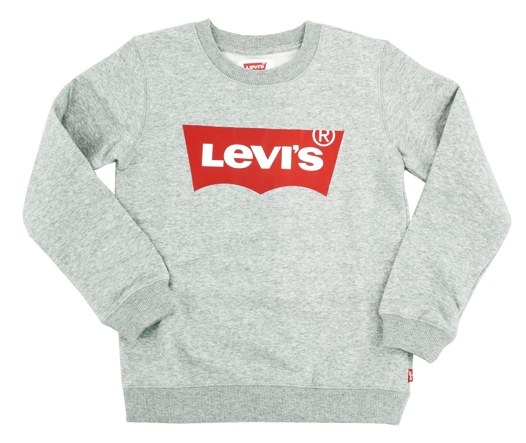 LEVI'S Grau Batwing-Sweatshirt mit Rundhalsausschnitt