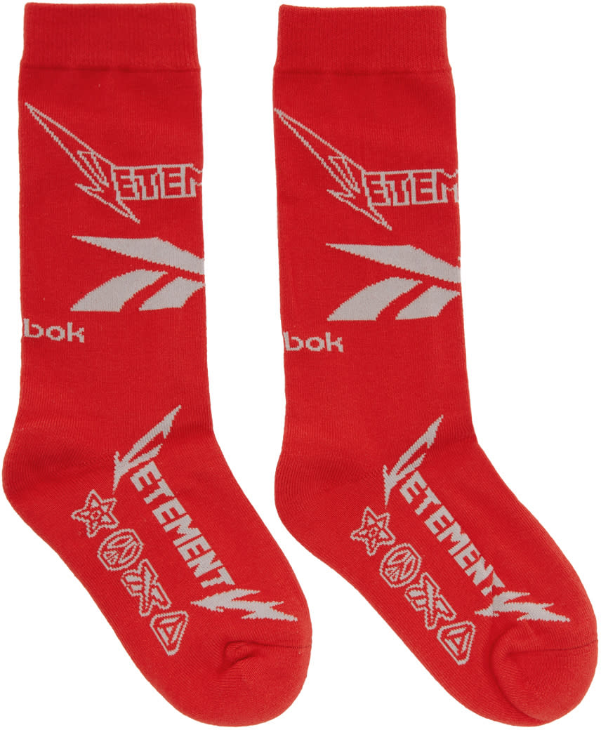 REEBOK Rote Socken Reebok x Vetements