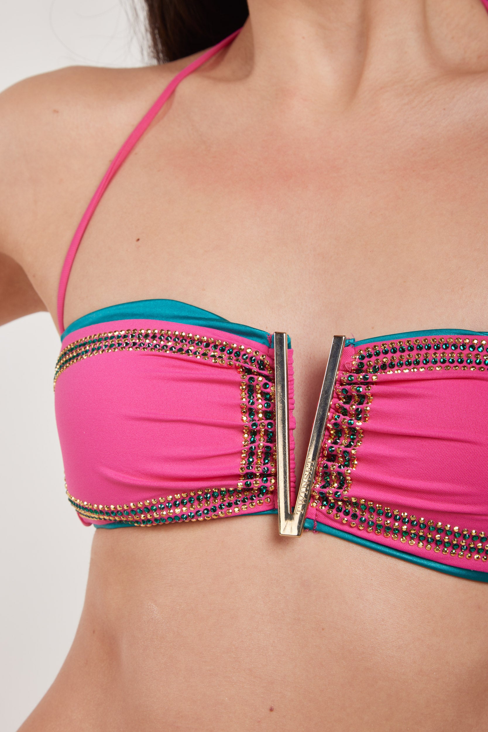 TWINSET Bikinioberteil Fascia Fuxia
