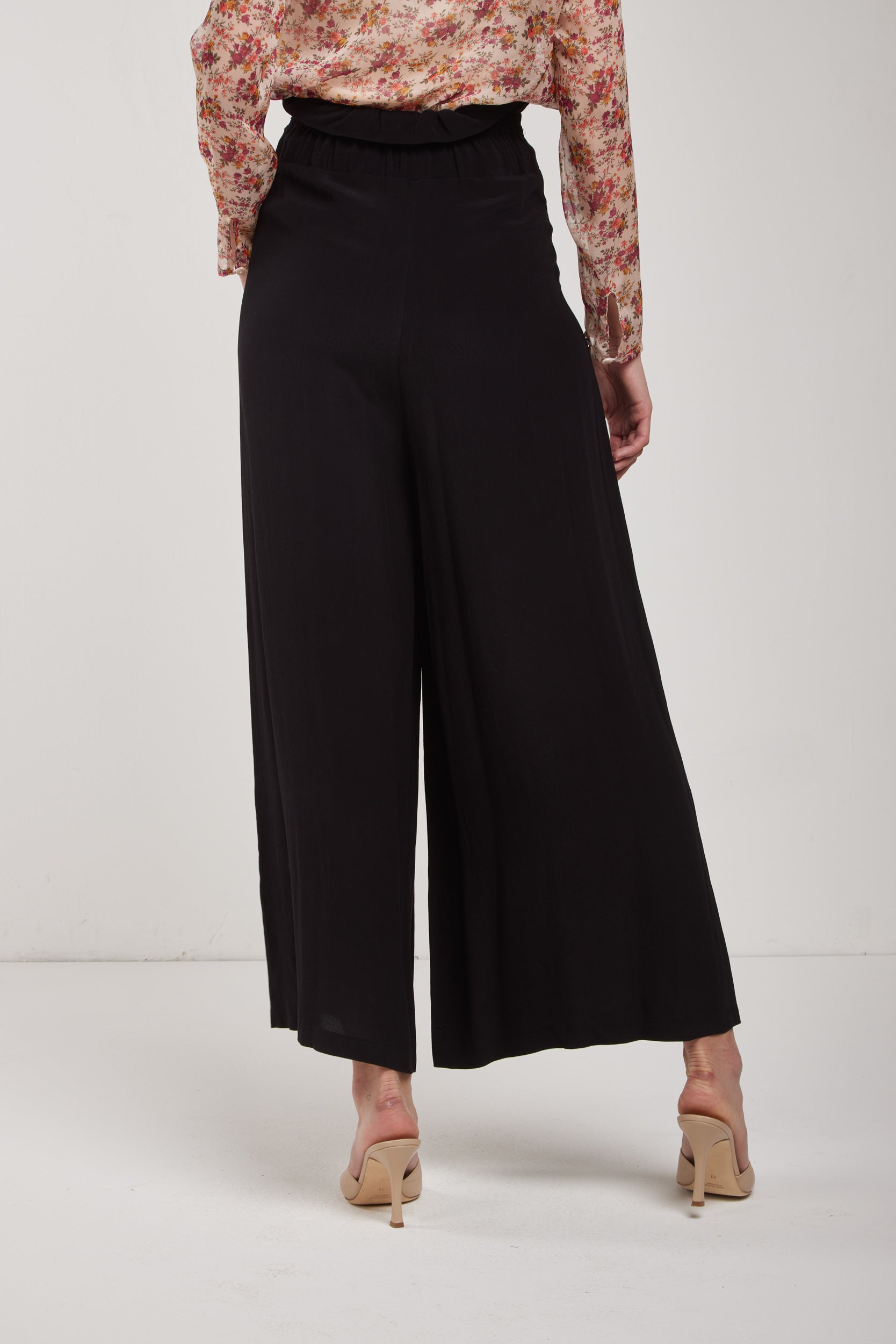 LIU-JO Schwarz Palazzo-Hose