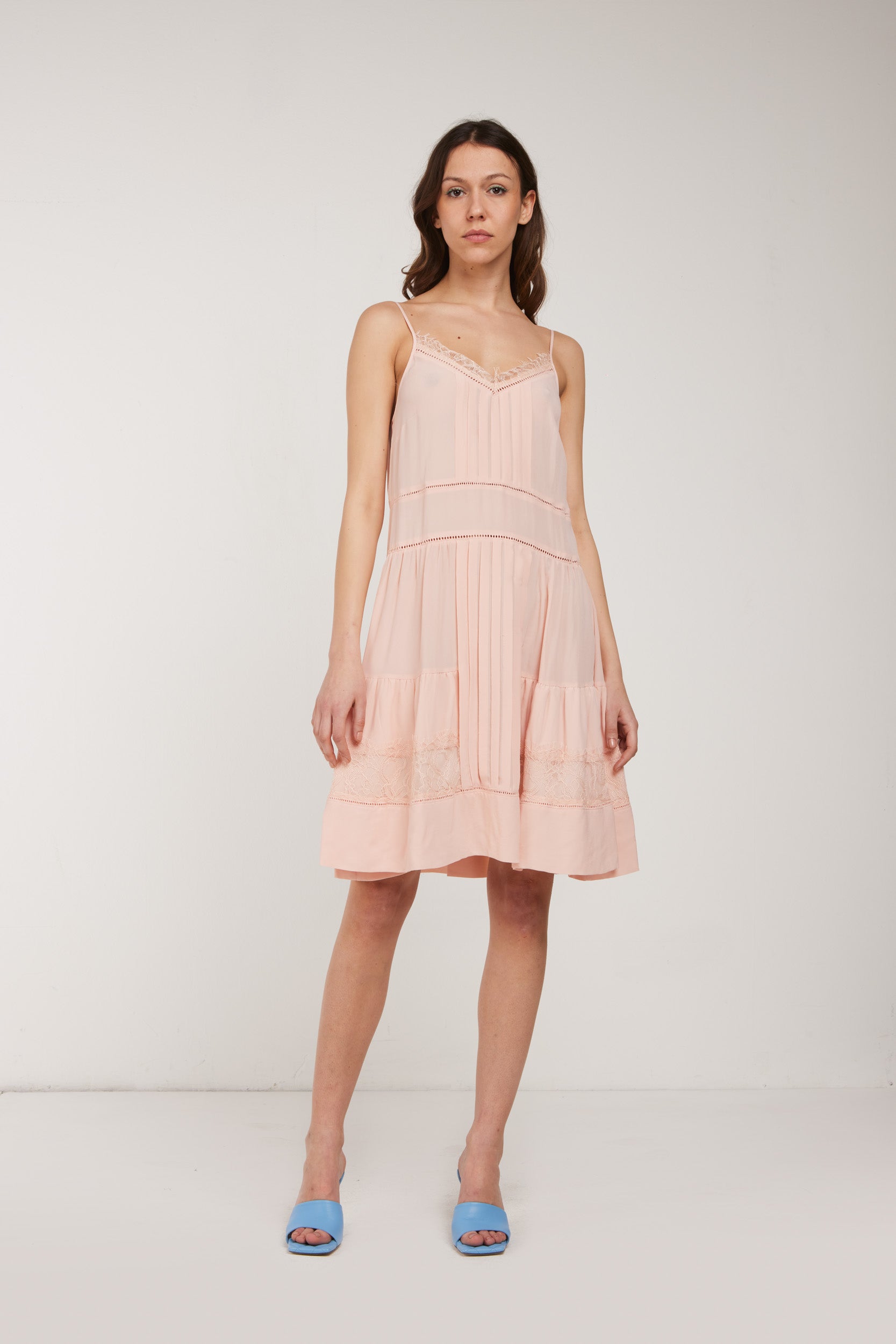 TWINSET Kurzes antikes Rose Kleid