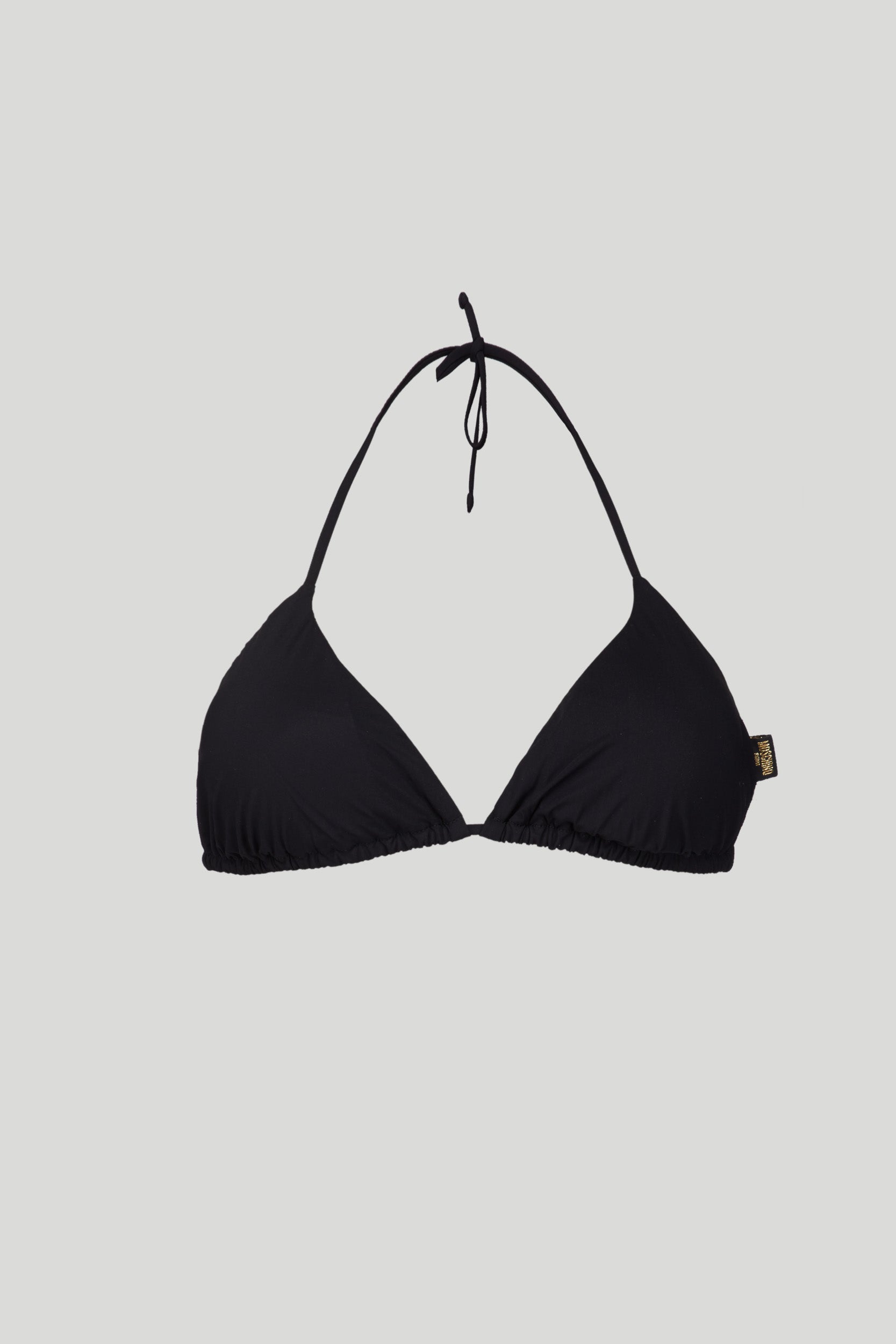 MOSCHINO Schwarz Triangel-Bikinioberteil